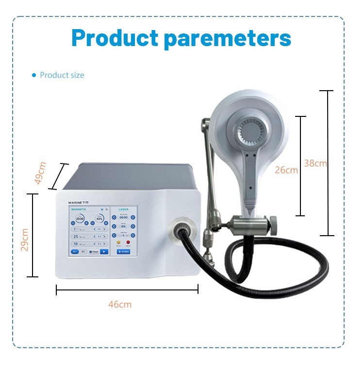 2In1 PMST NIRS PEMF EMTT Physio Magneto Therapy Bone Body Rehabilitation Machine