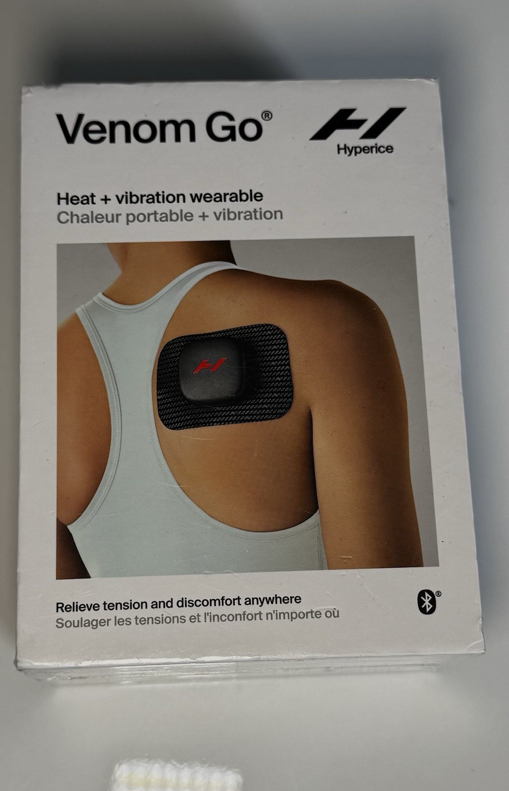 Hyperice Venom Go Body Massager with Heat and Vibration Features