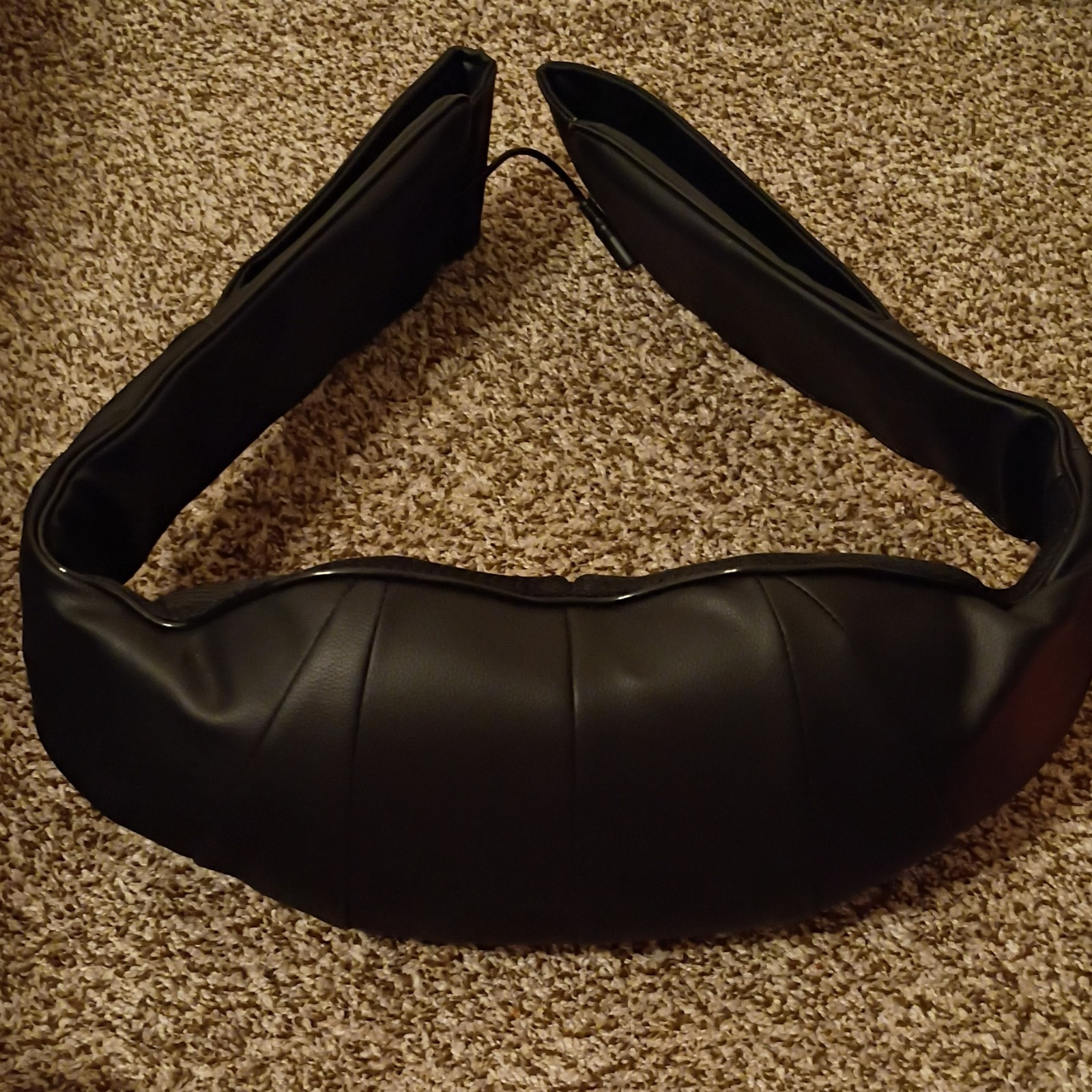 Daily Life Shiatsu Back & Neck Massager Heated 8-Node Kneading Black