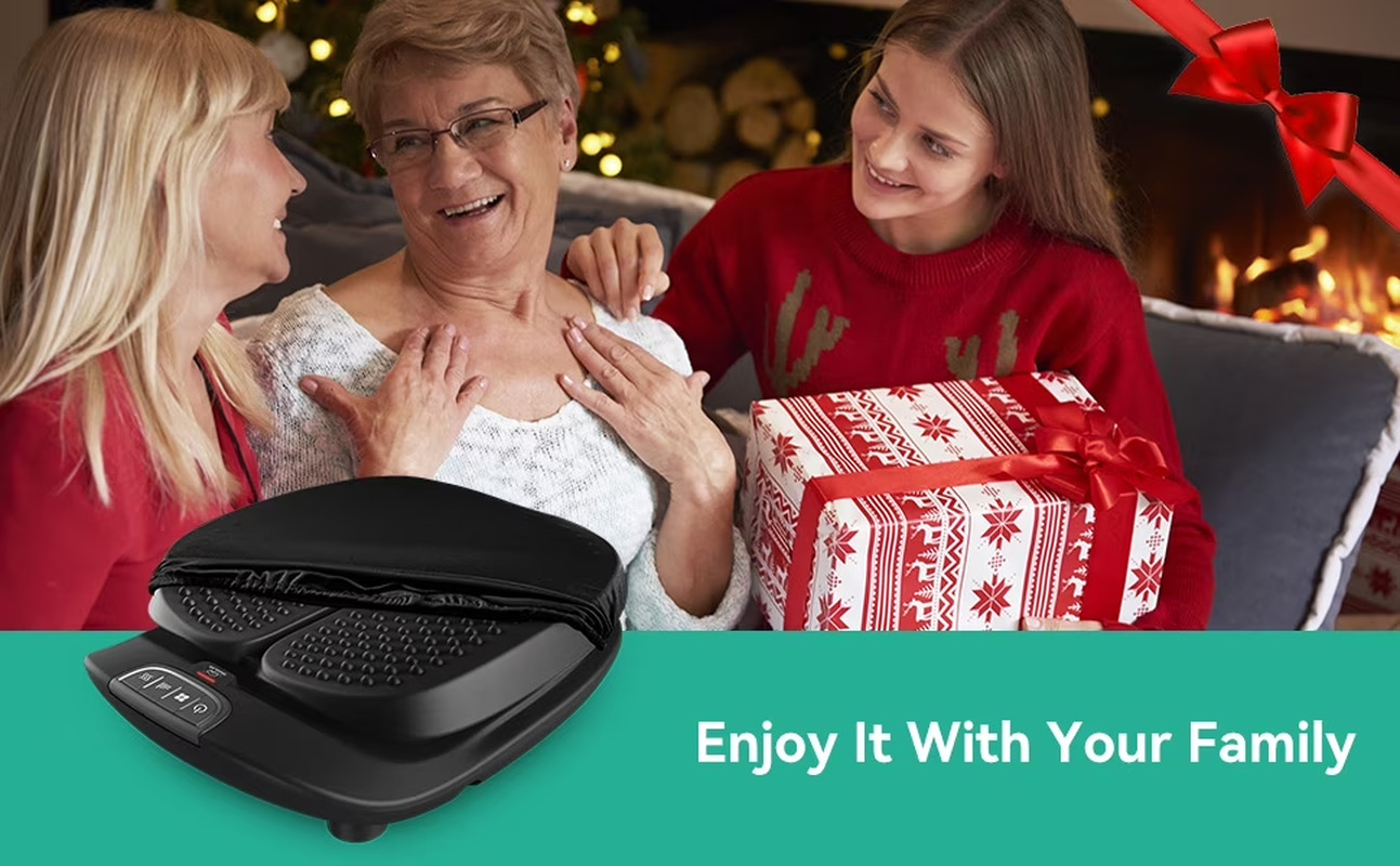 Foot Massager with Vibration & Heat for Pain Relief, Remote Control,Mother’S Day