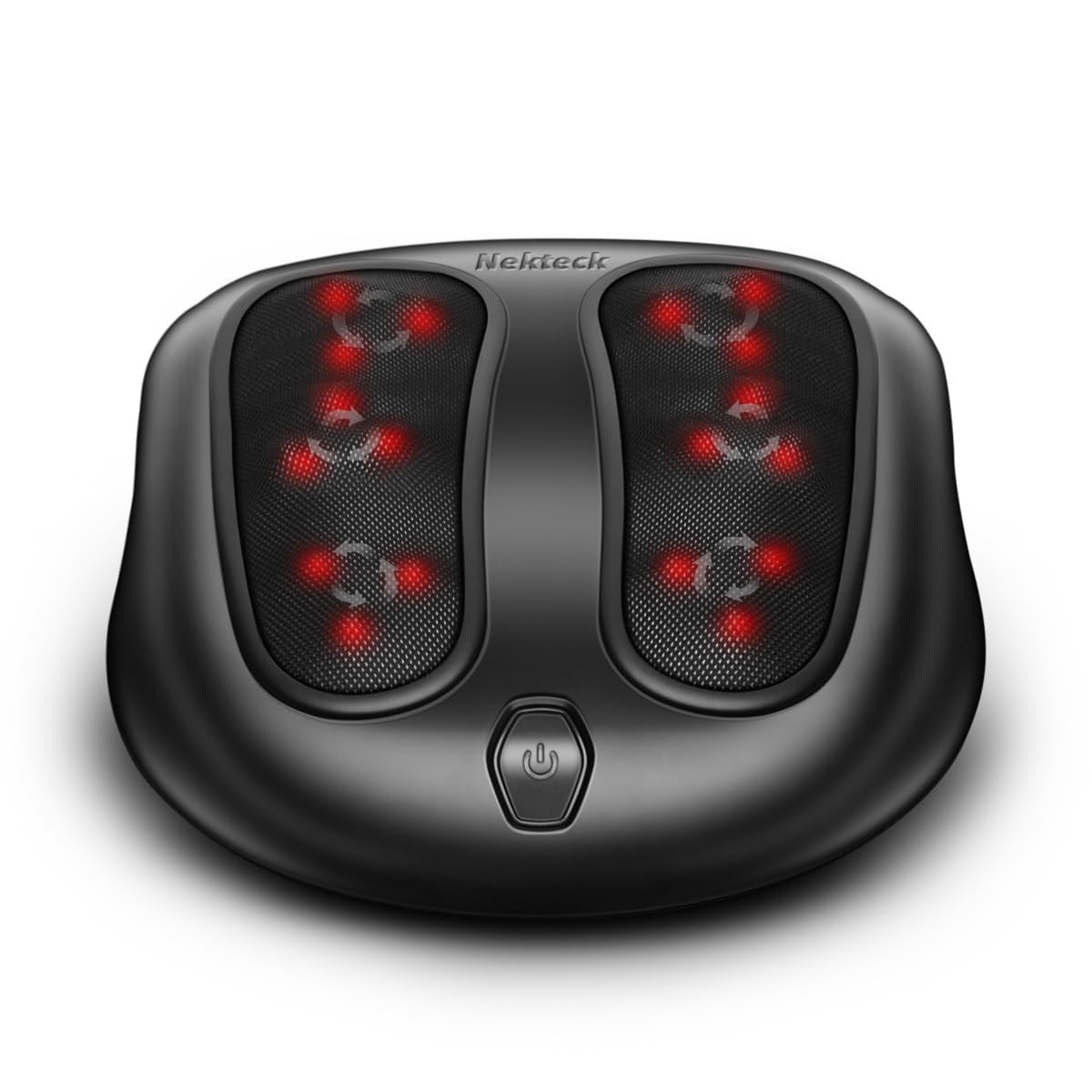 Nekteck Foot Massager Heat Shiatsu Heated Electric Kneading Foot Massager