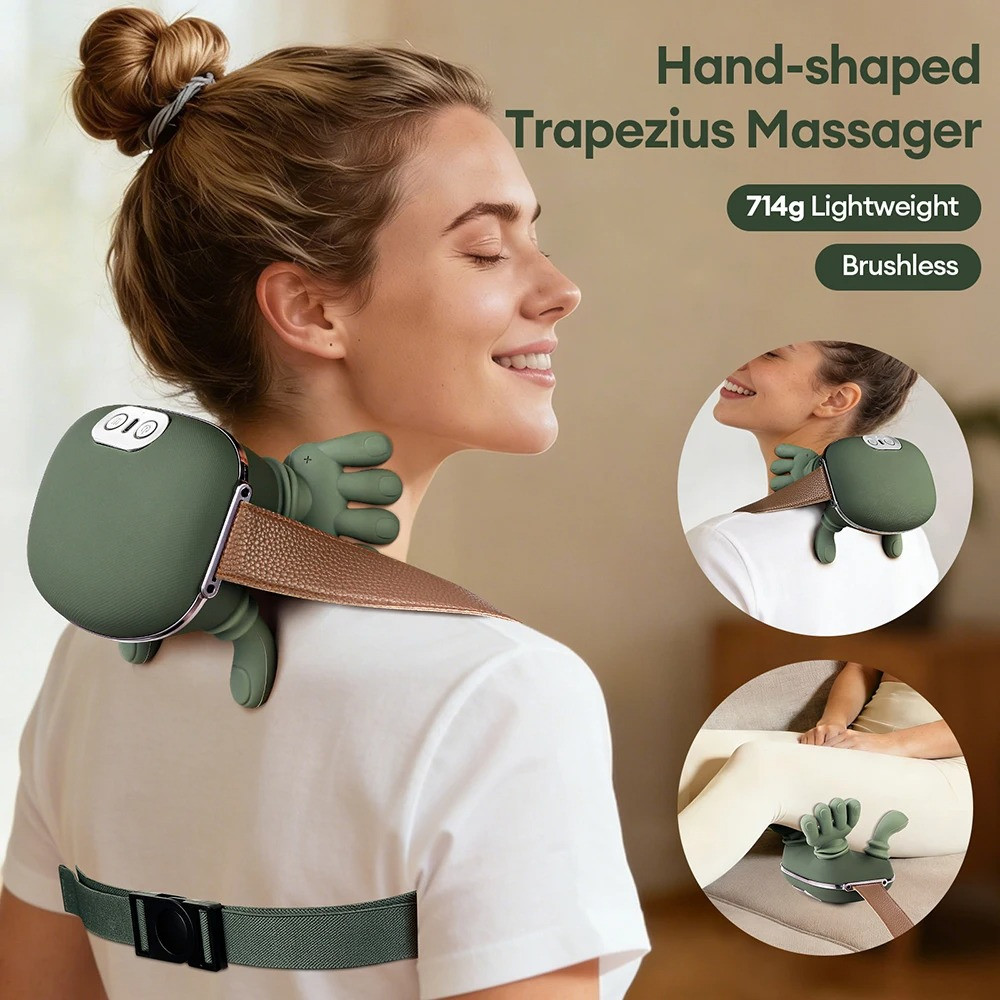 4D Bionic Finger Neck & Shoulder Massager Wireless Pain Relief Cervical