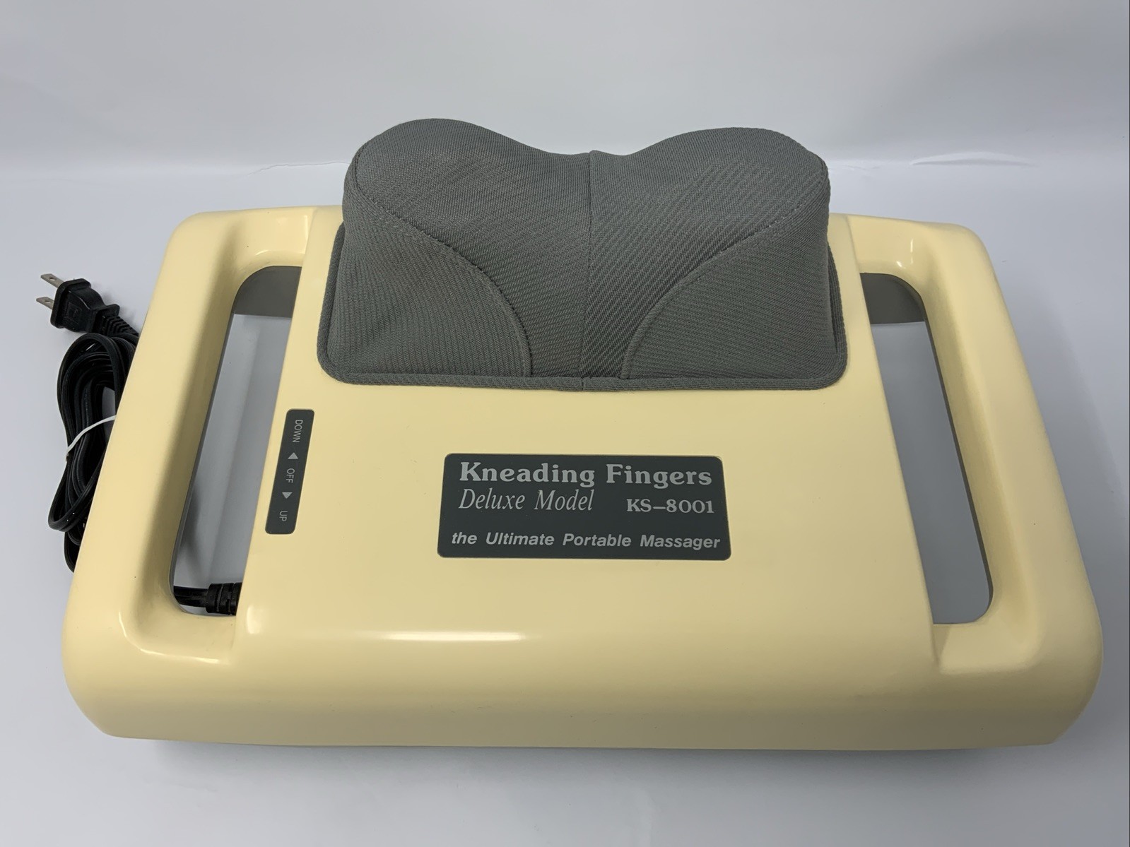 Kneading Fingers Deluxe Model KS-8001 Ultimate Portable Massager Tested & Works