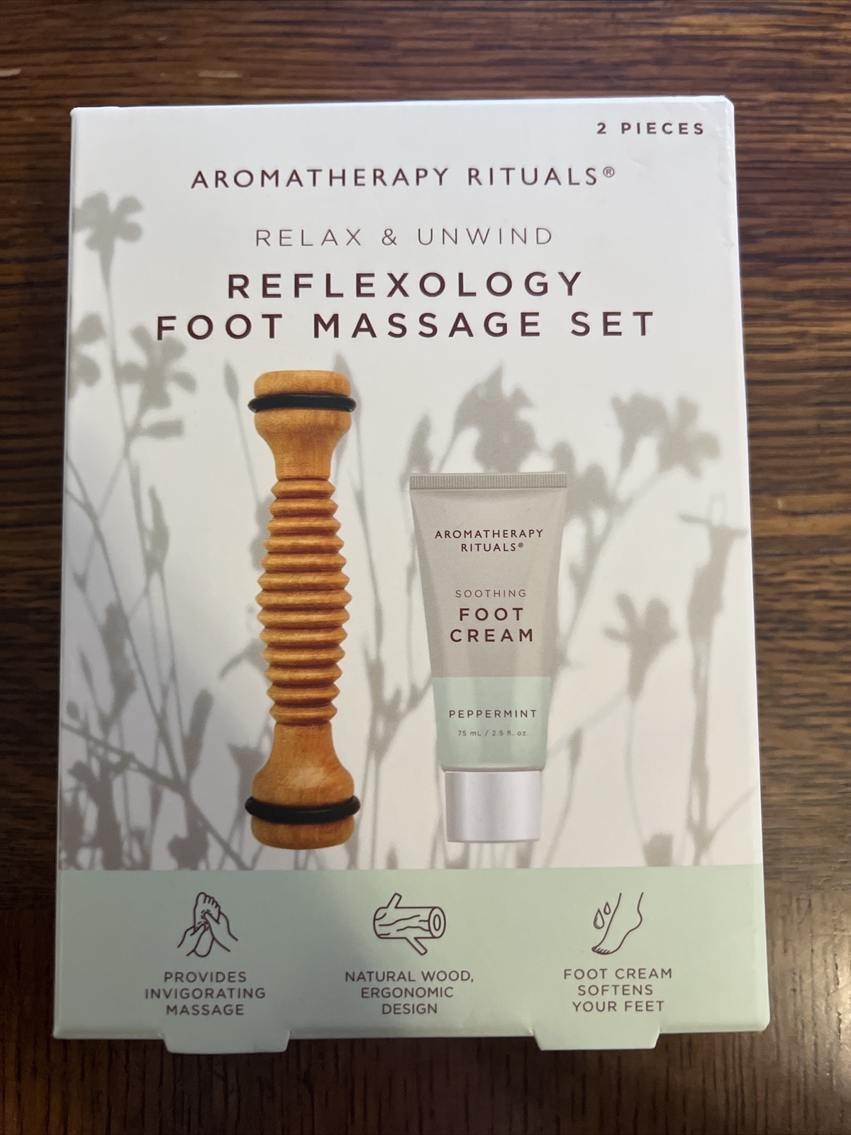 Aromatherapy Rituals Reflexology Foot Massage Set, NIB