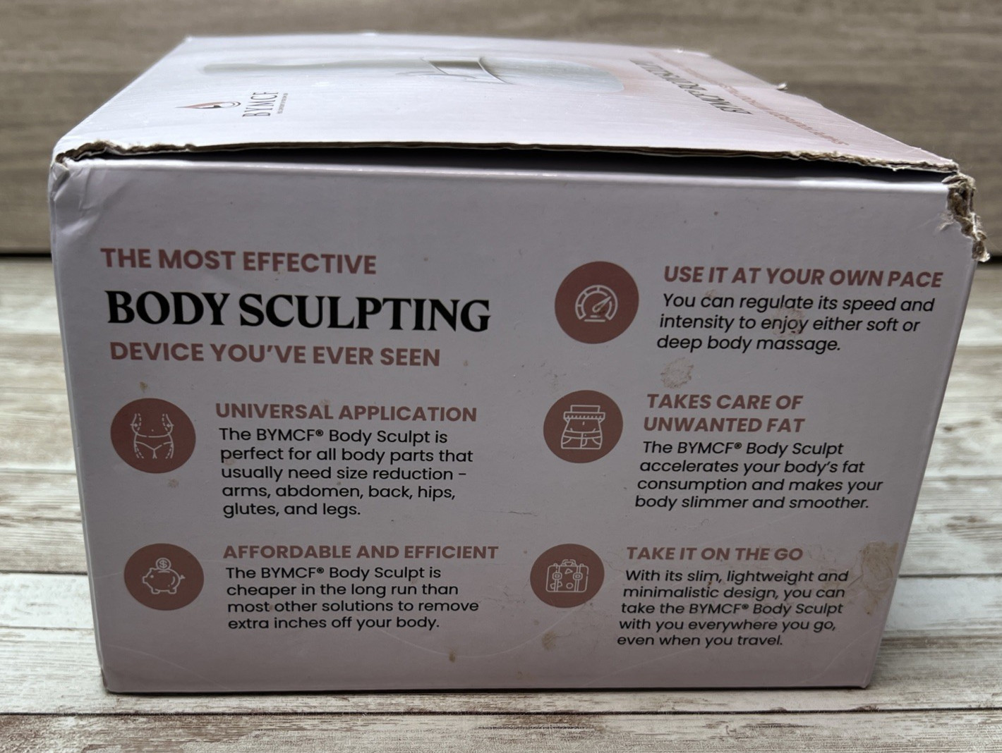 Cellulite Massager Body Sculpt BYMCF Body Sculpting Machine Washable Pads Health