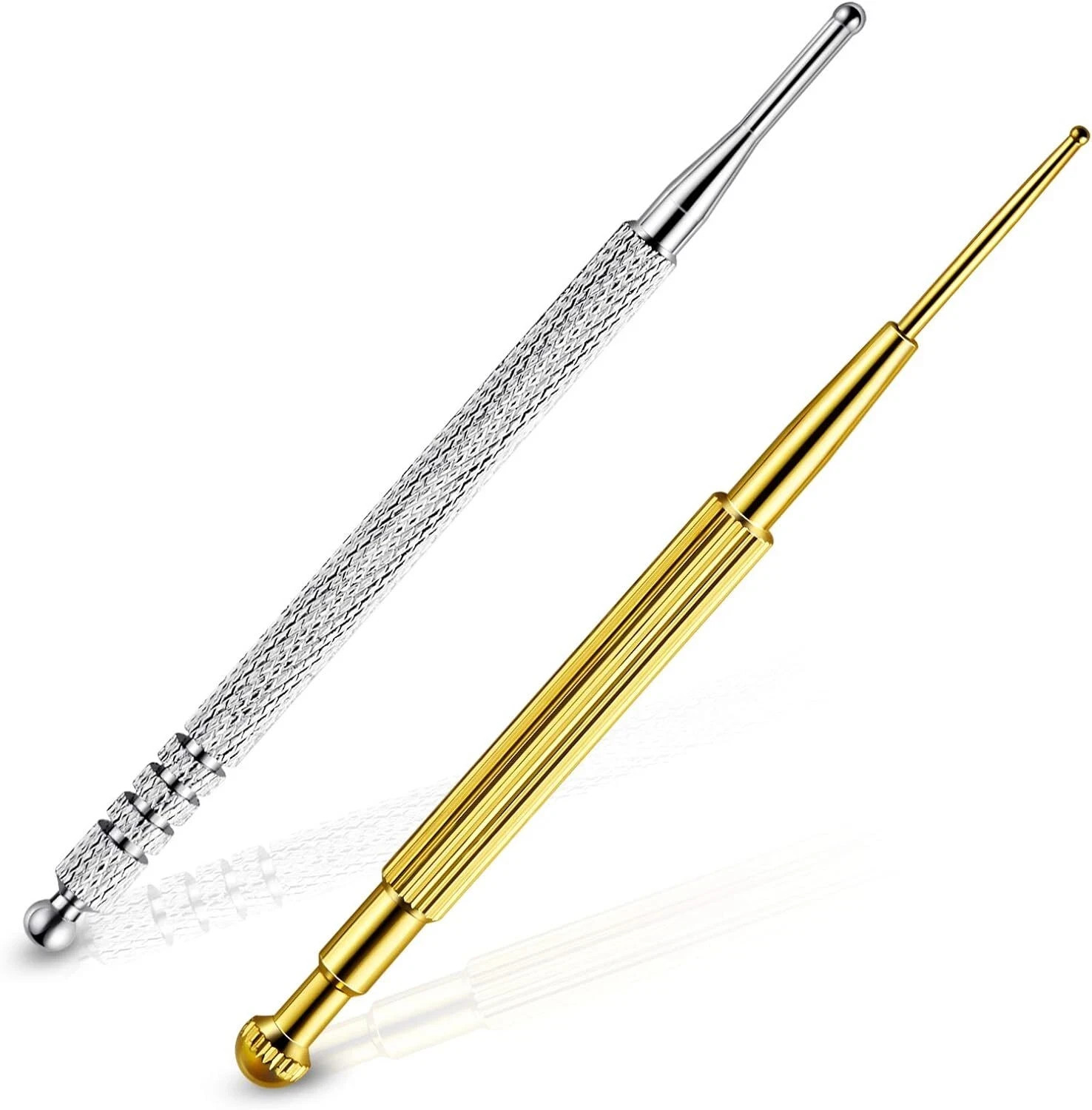 2 Pieces Facial Reflexology Massage Tool Retractable Acupressure