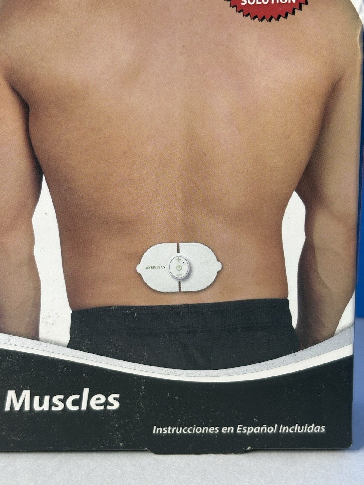 Veridian TENS Pain Management Solution Rechargeable 50 Use Gel Pads NEW FS