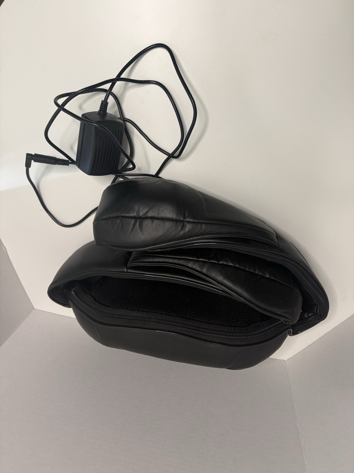 NURSAL Shiatsu 3D Kneading Neck Massager w/ Heat Cordless Rechargeable Black
