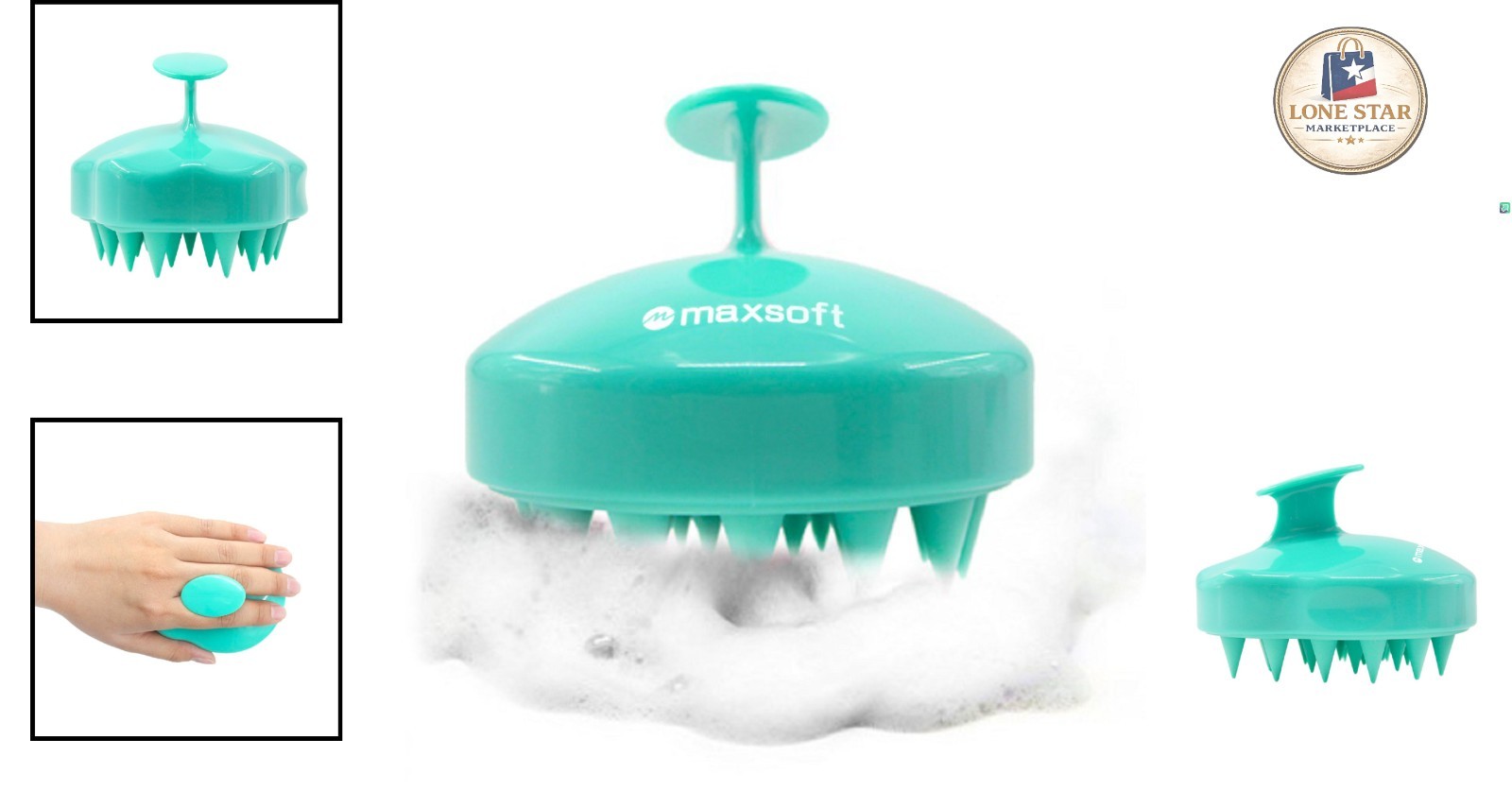 Soft Silicone Scalp Massager – Perfect for Gentle Cleansing & Dandruff Relief