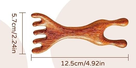 Manual Scalp Massager – Sandalwood Massager Tool for Scalp, Eye, Facial, Neck…