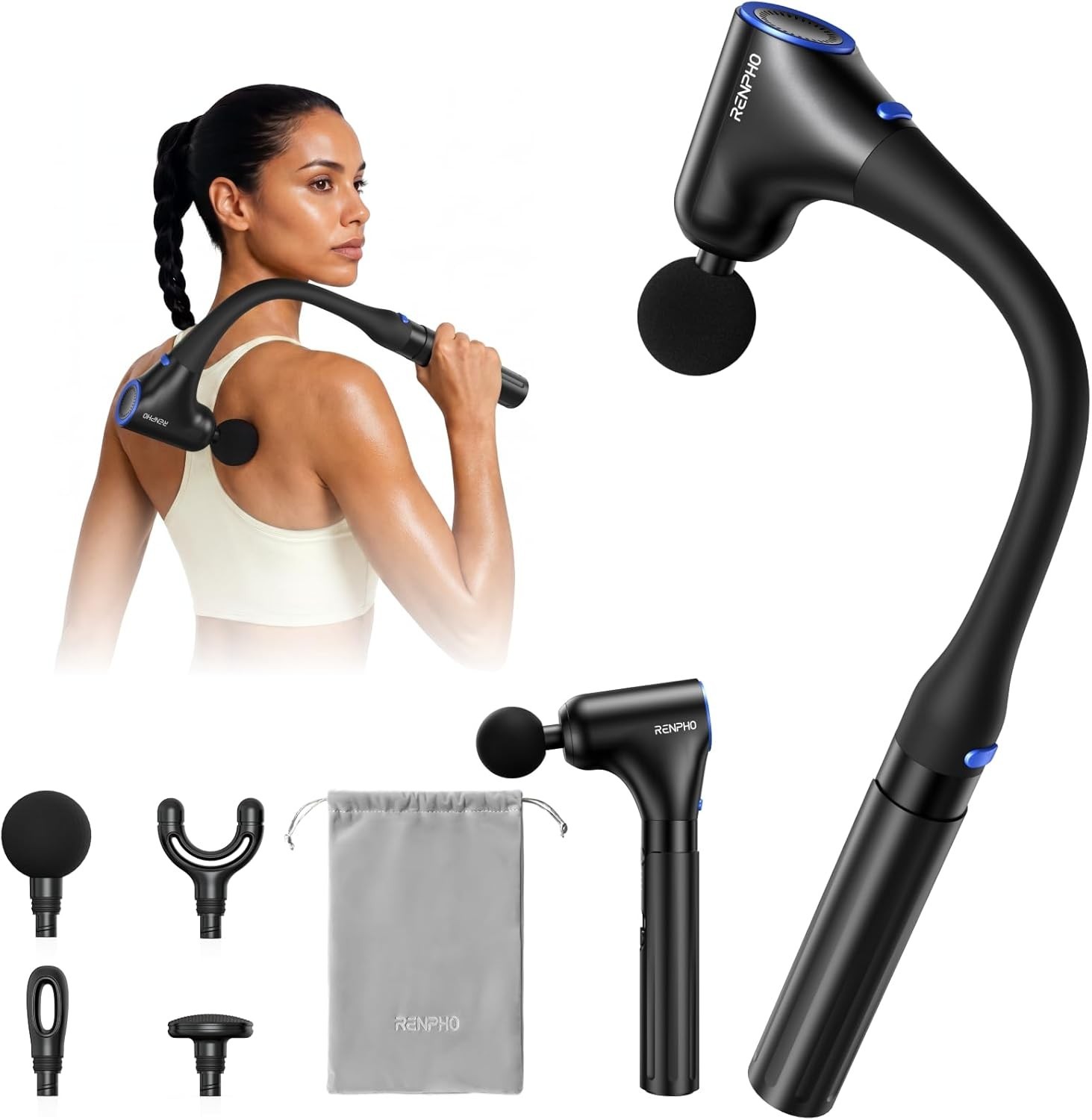 Deep Tissue Massage Gun – Travel-Friendly for Ultimate Comfort and Muscle Care