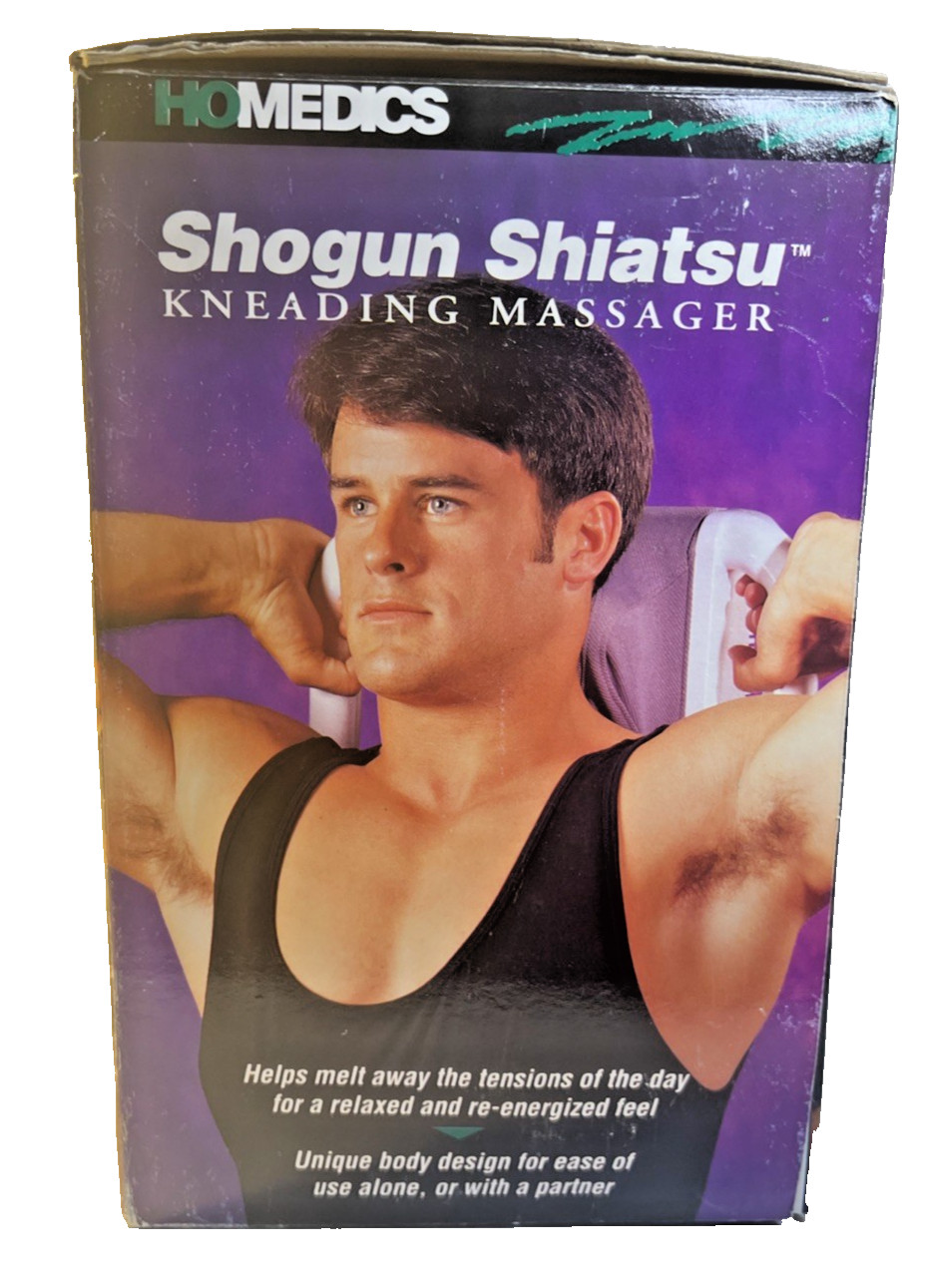 Homedics Shogun Shiatsu Kneading Neck Head Massager Model SM-444 W/Box Works