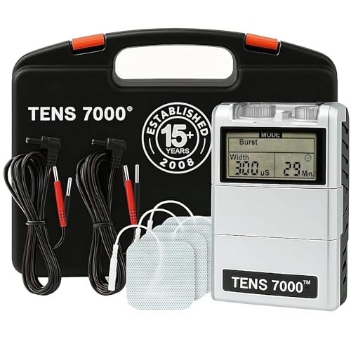 TENS 7000 Digital TENS Unit Muscle Stimulator for Pain Relief