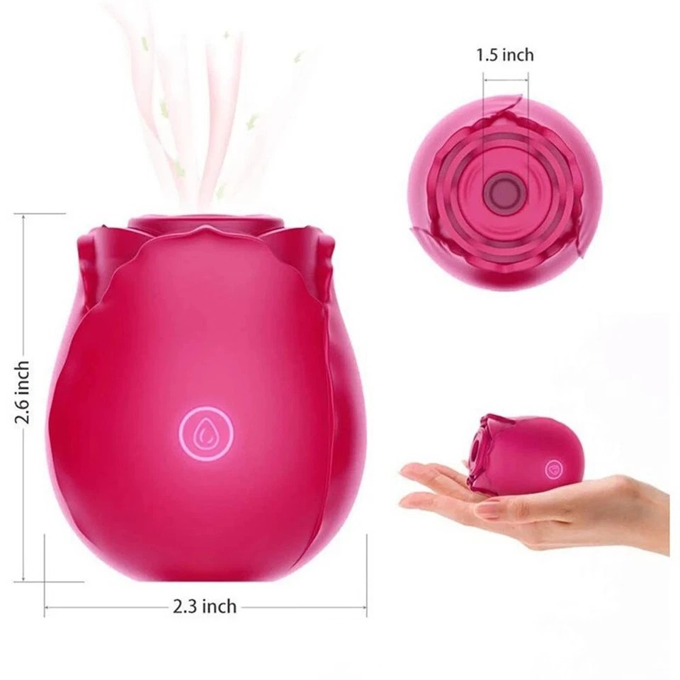 10 speed Rose Female Anniversary Female Birthday Gift Massage Tongue Licking