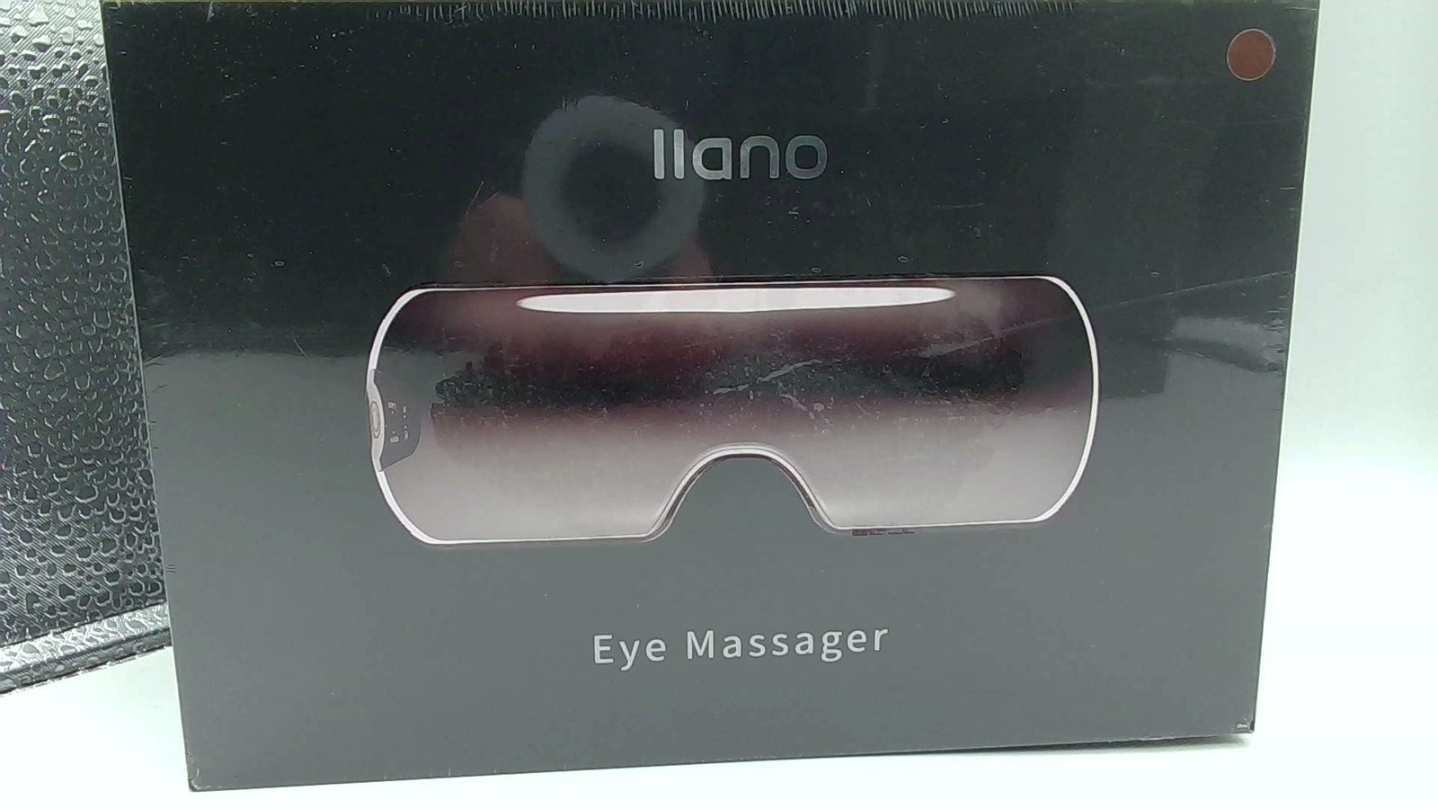 Llano Brown Eye Massager With Heat, Visible Heated Eye Mask With Bluetooth