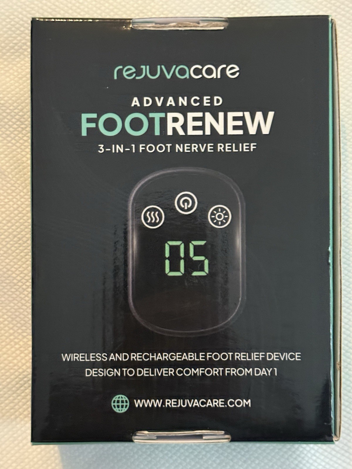 Rejuvacare Foot Renew 3-in-1 Nerve Relief Method +Ankle Massager 1ct Single