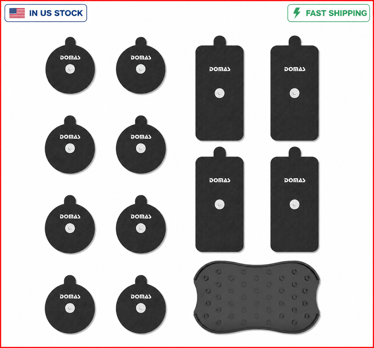Electrode Pads Compatible PowerDot 2 0 Connector 12 Pad Set Holder