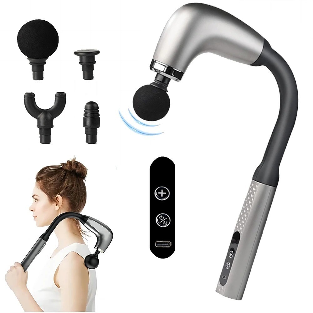 New Smart Fascia Gun Electric Massager Massage Hammer Electric Fascia Gun Home