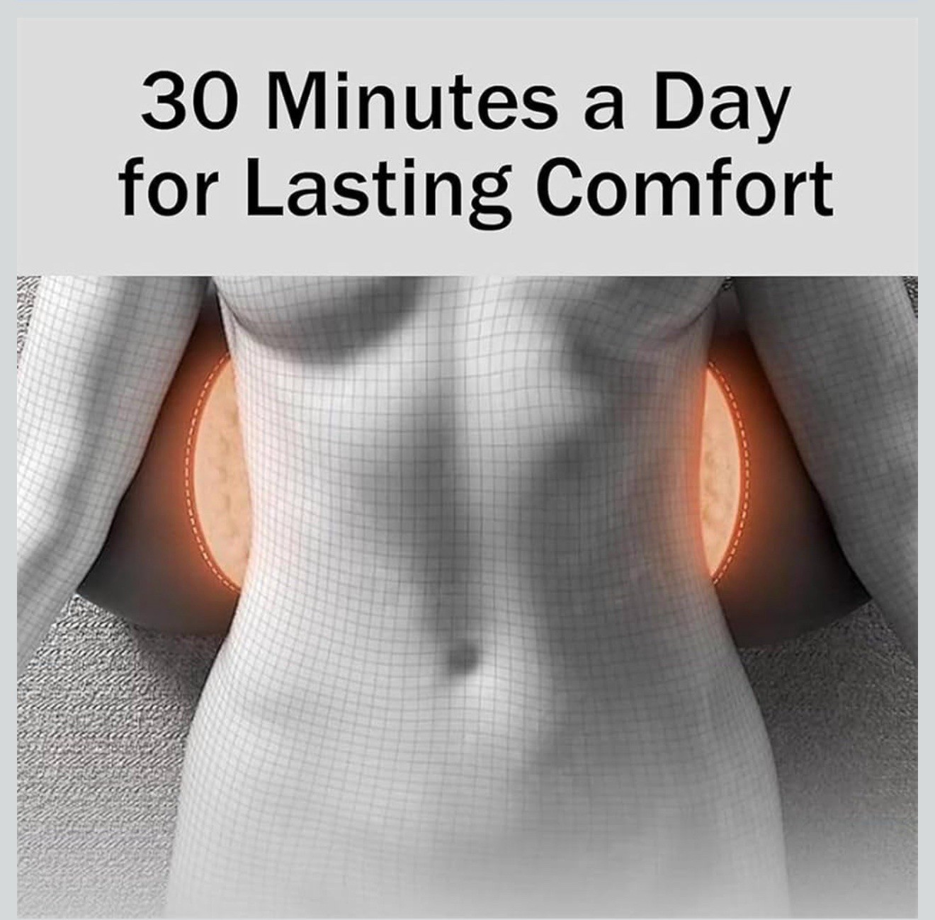 3 In 1 Electric Lumbar Support Pillow Smooth Spine Triple Fusion Back Massager