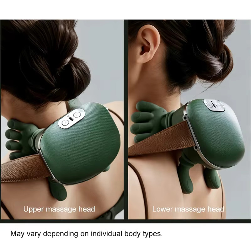 Bionic Neck, Shoulder and Trapezius Massager, Cervical Kneading Massage, brus…