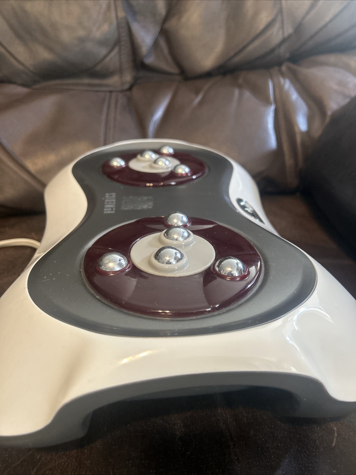 Homedics Shiatsu Gray White Deep Kneading Soothing Heat Foot Massager TESTED