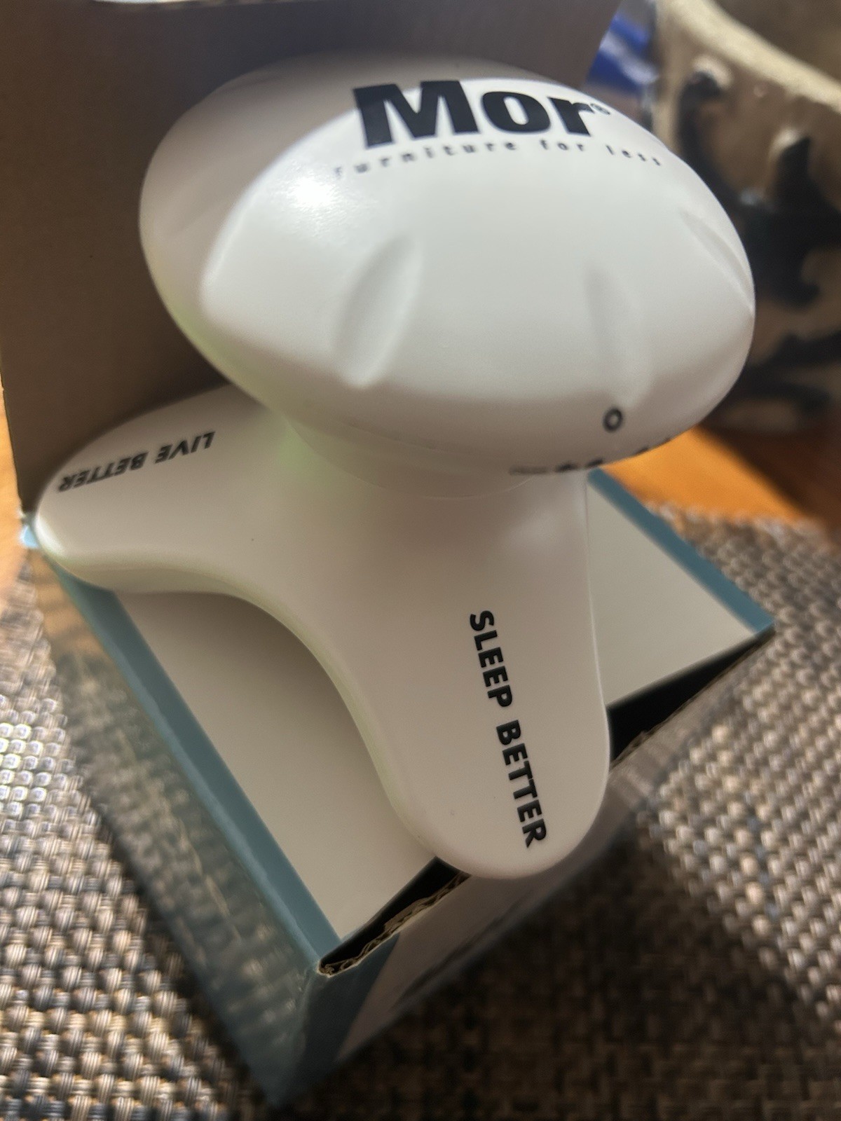 Mor Mini Massager «Sleep Better» Handheld Full Body, White Plastic