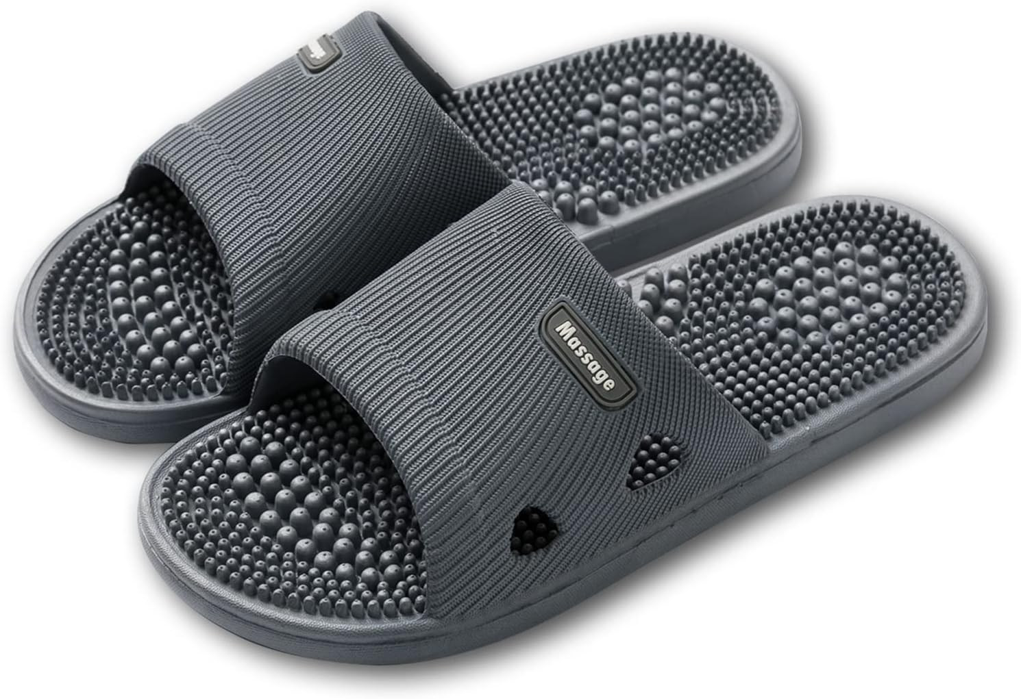 Massage Slippers Acupressure Foot Open Toe Reflexology Sandals Relief Neuropathy
