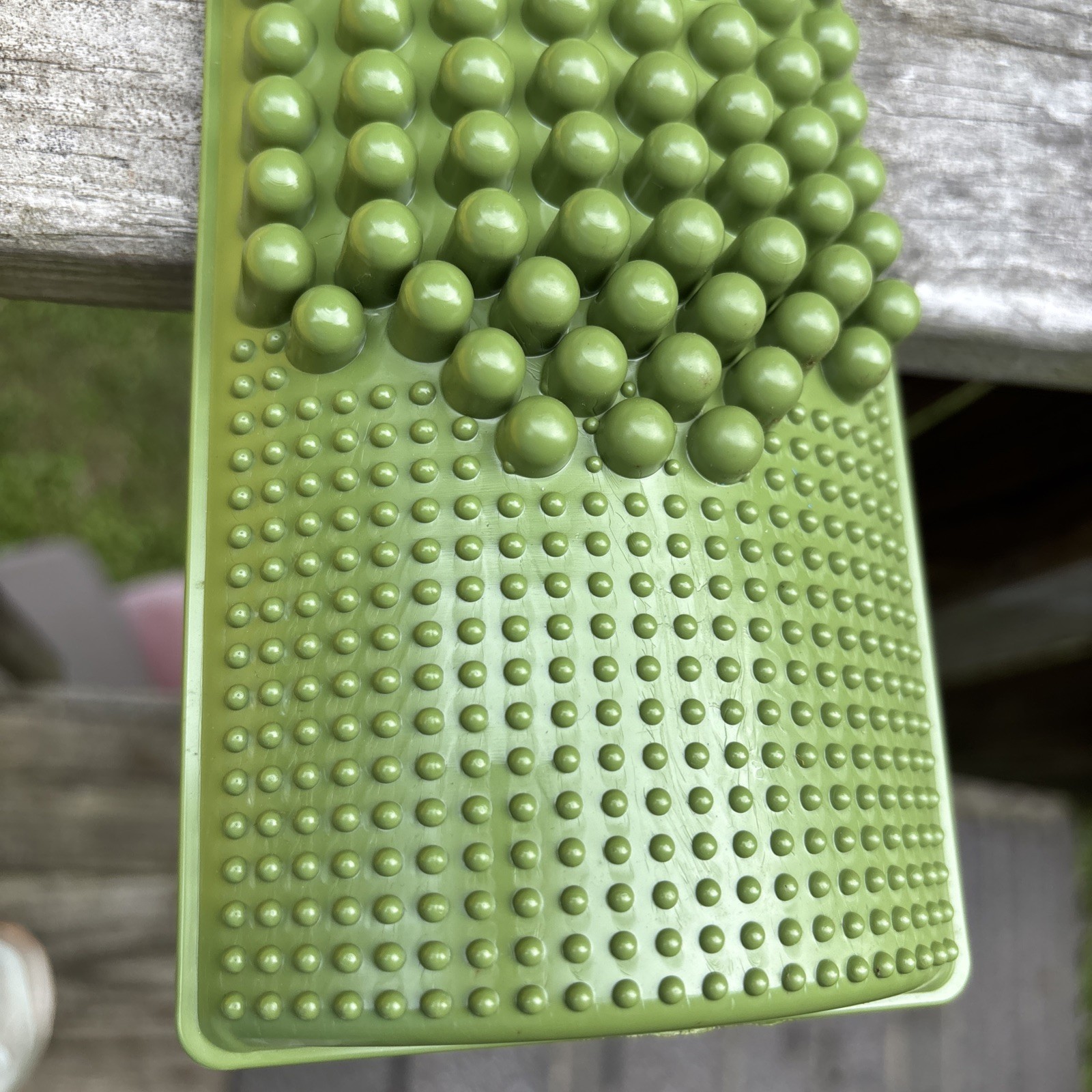 Japanese Reflexology Foot Massager SET Of 3 with Nubs, Green And Yellow
