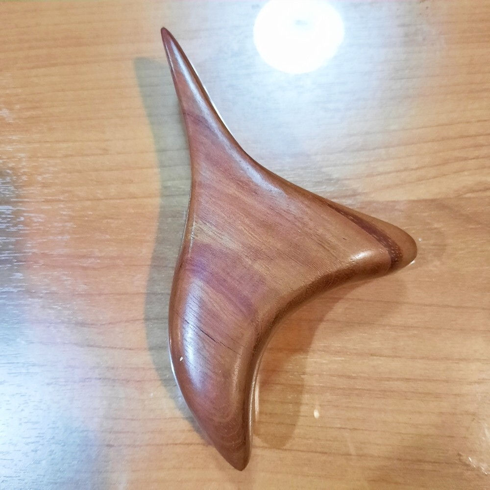 Wooden Massage Stick Tool Hand Foot Gua Sha Reflexology Spa Healthy Therapy