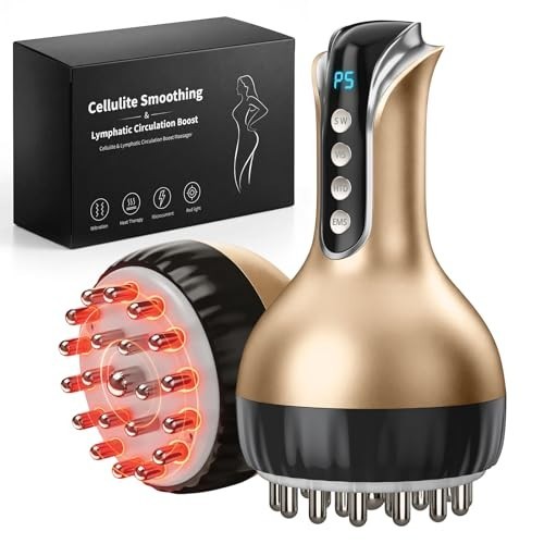 Lymphatic Drainage Massager Anti-Cellulite Body Sculpting Tool Warming Vibration