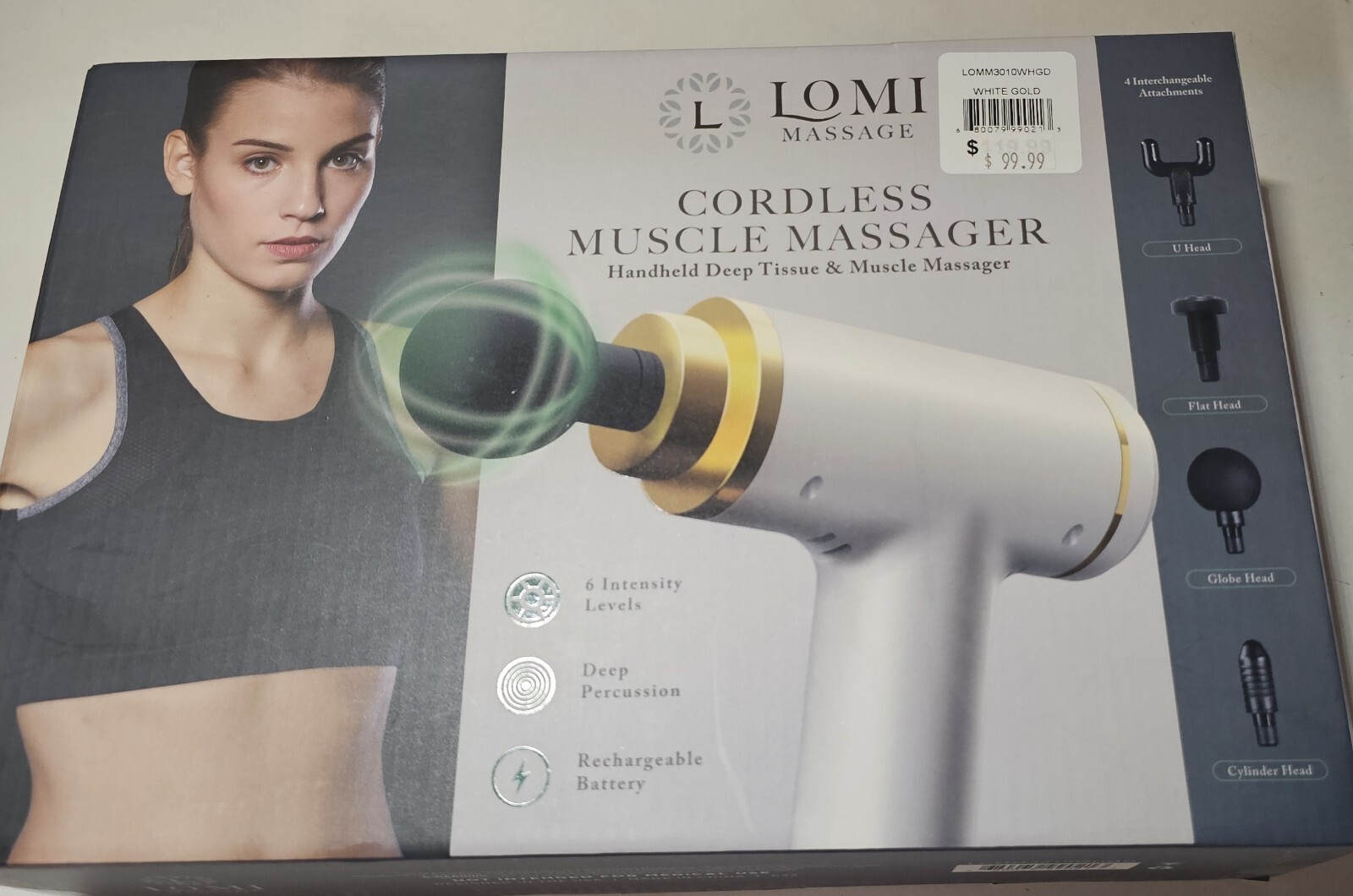 Lomi Multi Speed Percussion Deep Tissue & Muscle Massager Gun