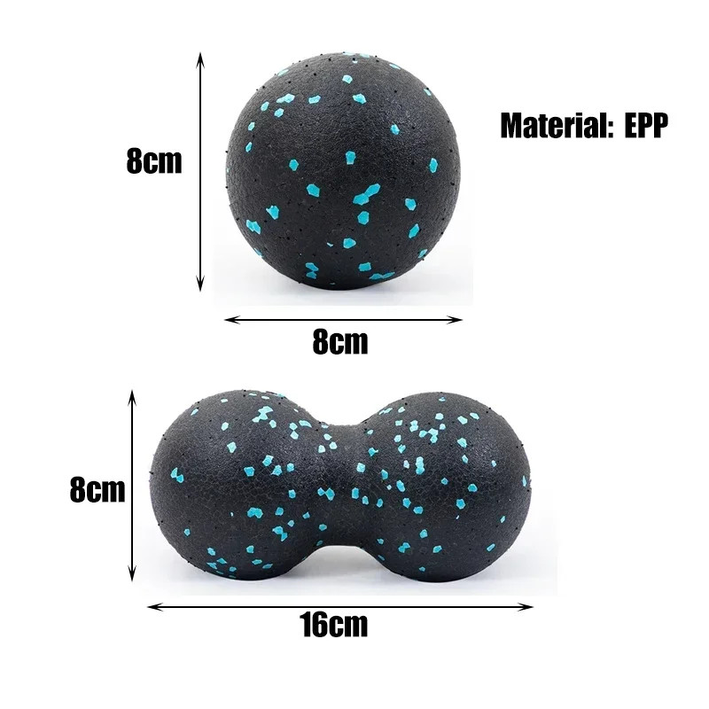 EPP 8Cm Peanut Balls Body Massage Fascia Ball High Density Muscle Relaxation Lac