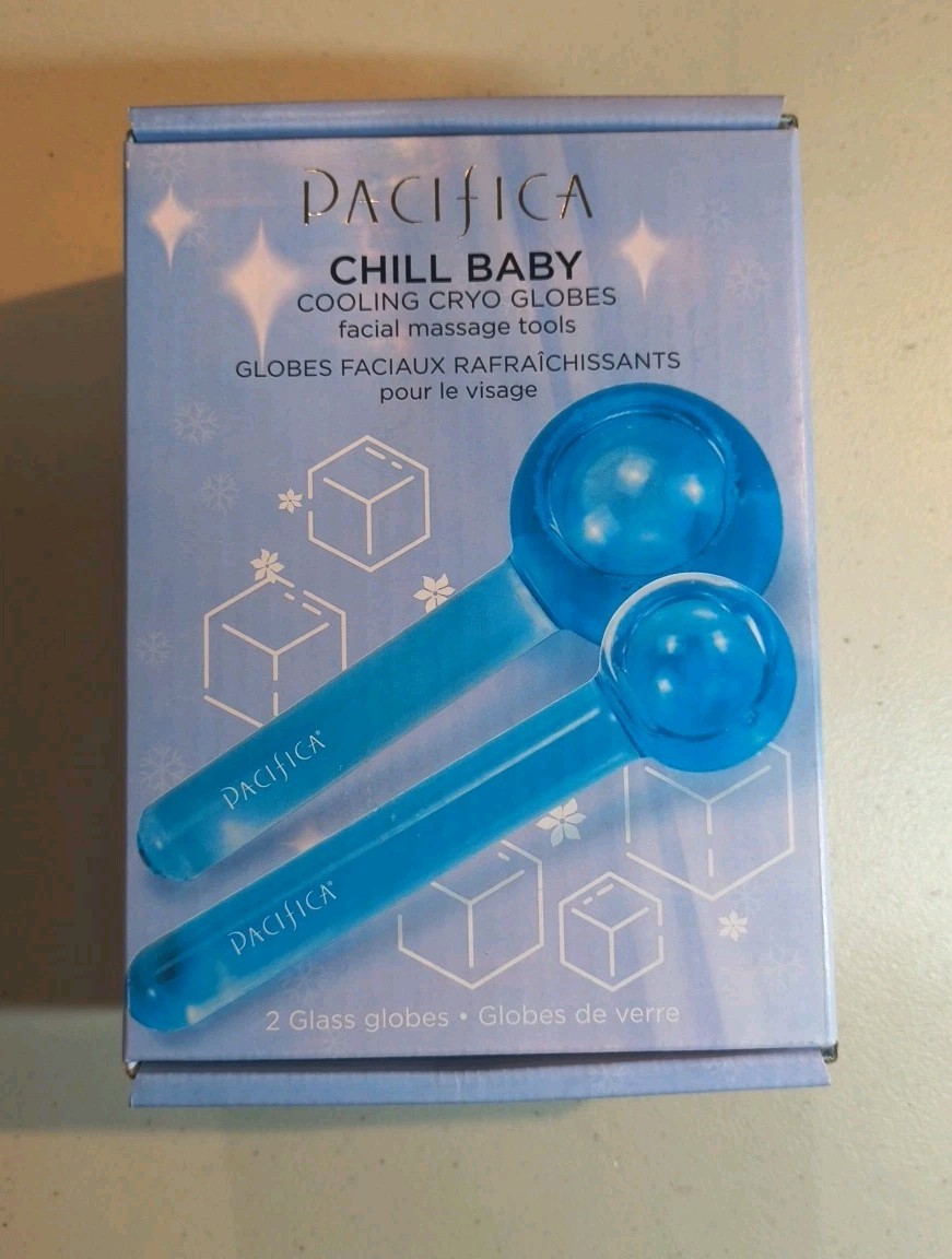Pacifica Chill Baby Cooling Cryo Globes Facial Massage Tools