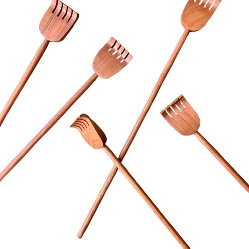 Back Scratcher Teak Wood Handmade stick Thai Body Massager wooden