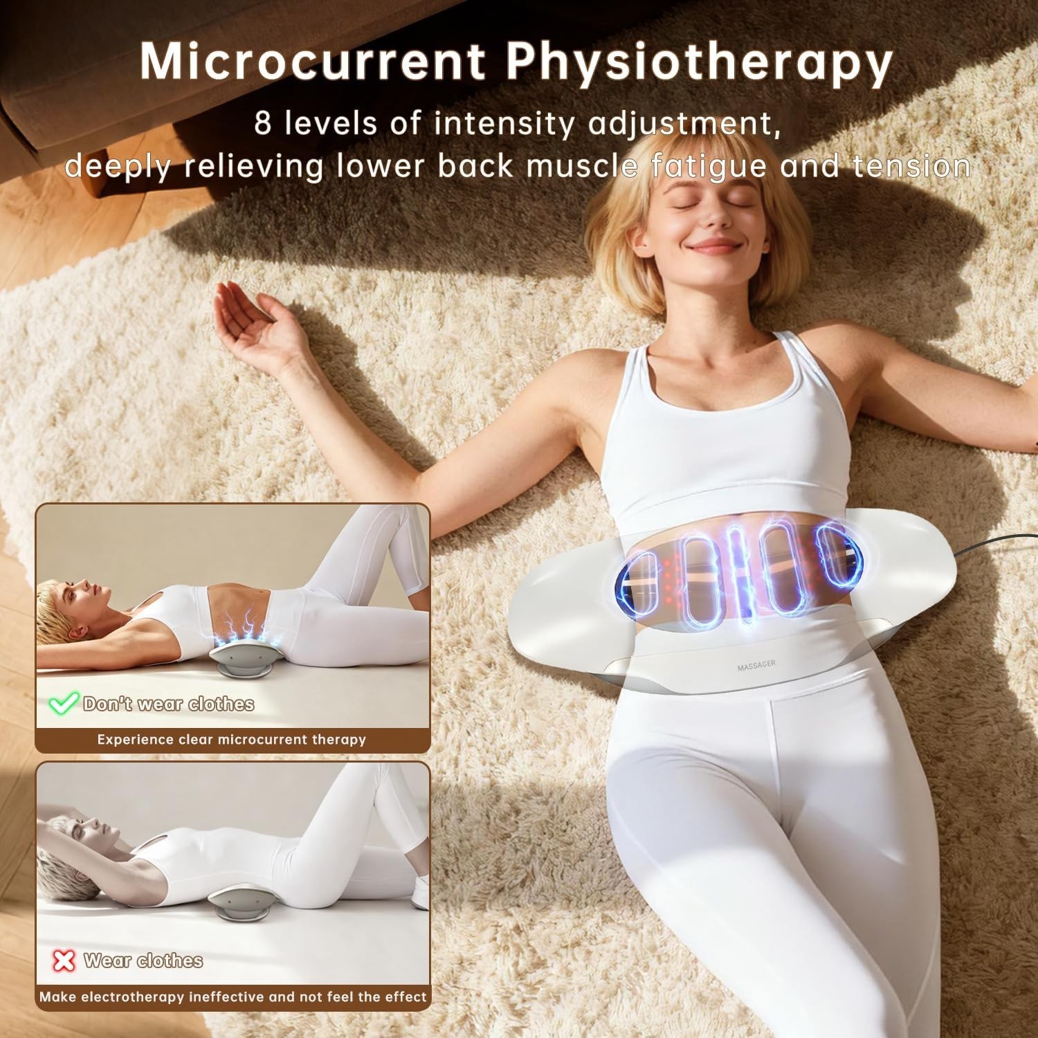 Multifunctional Back Traction Device with Dynamic Traction, Left-Right Swing, 8-