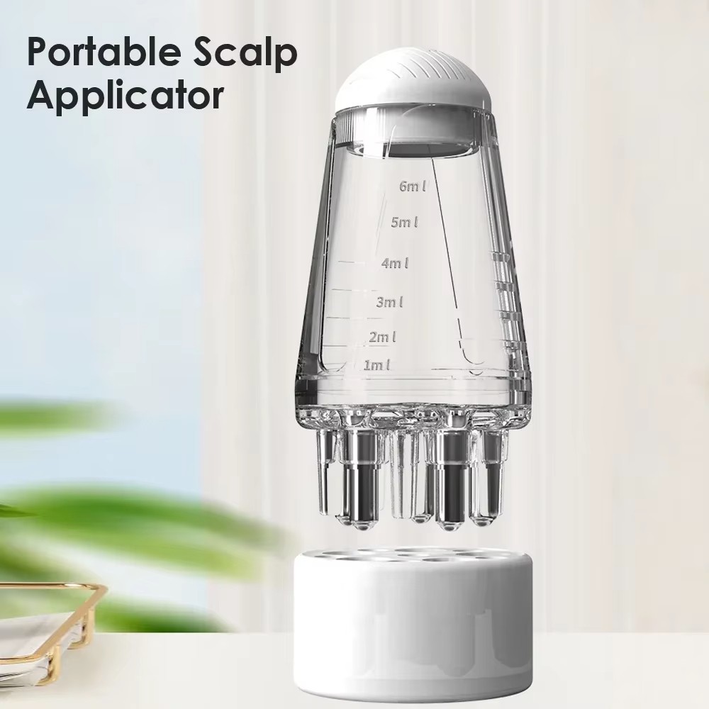 Mini Scalp Massage Comb – Medicine Applicator Roller Ball for Hair Growth