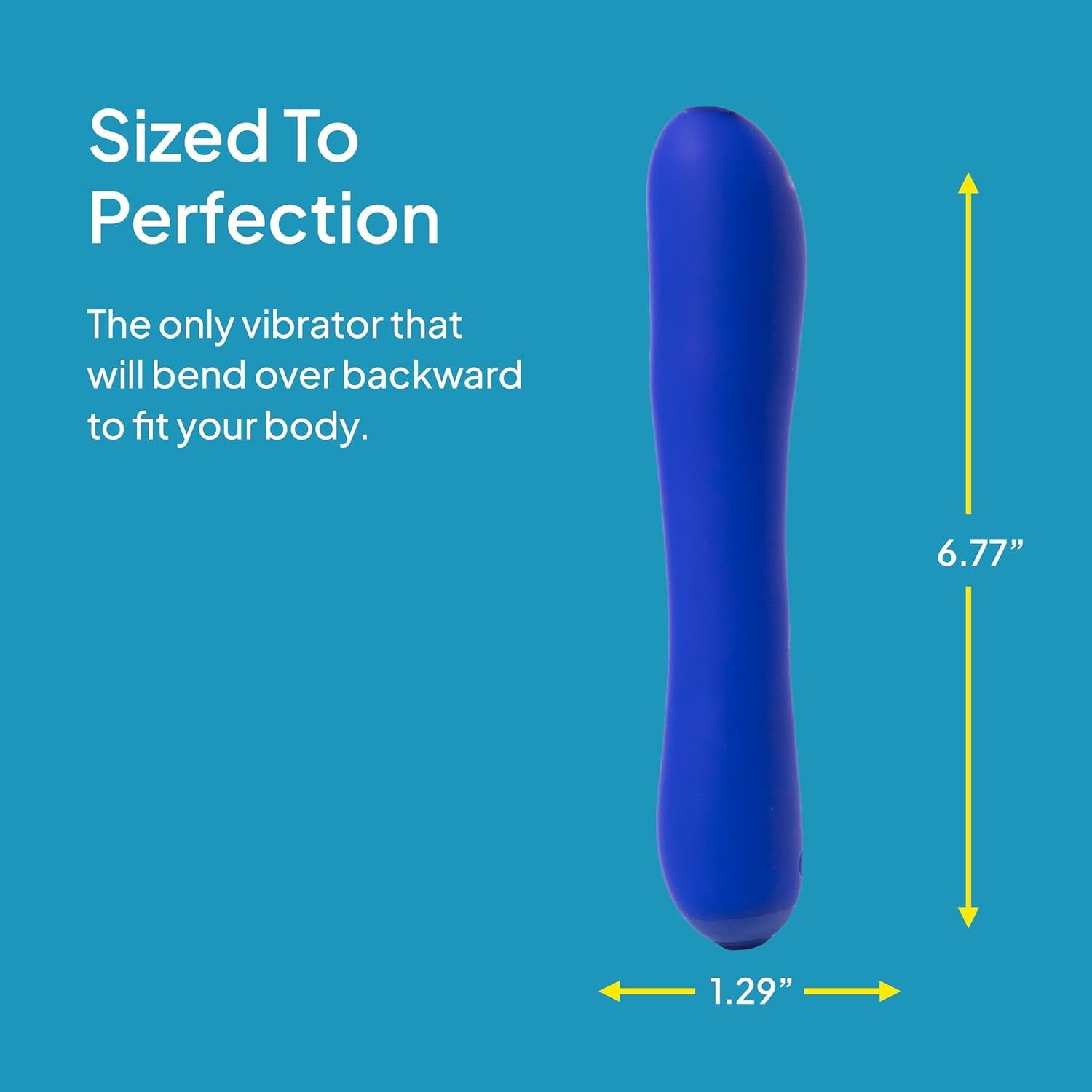 Hello Cake Bendy Vibe – Flexible Personal Massager with 10 Vibrating Modes – Bod