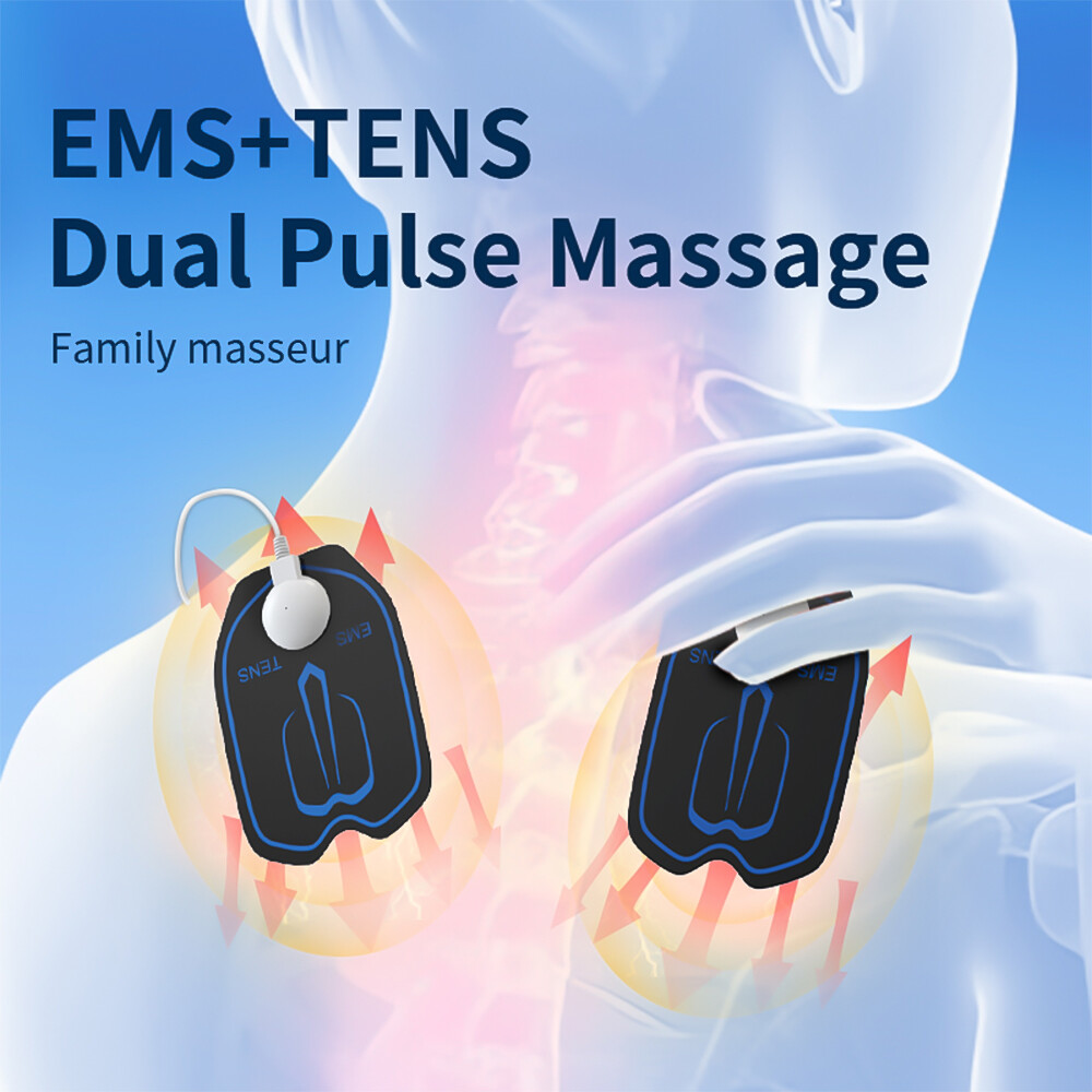 6 Modes Tens Unit Muscle Therapy Pain Relief Stimulator Machine Pulse Massager
