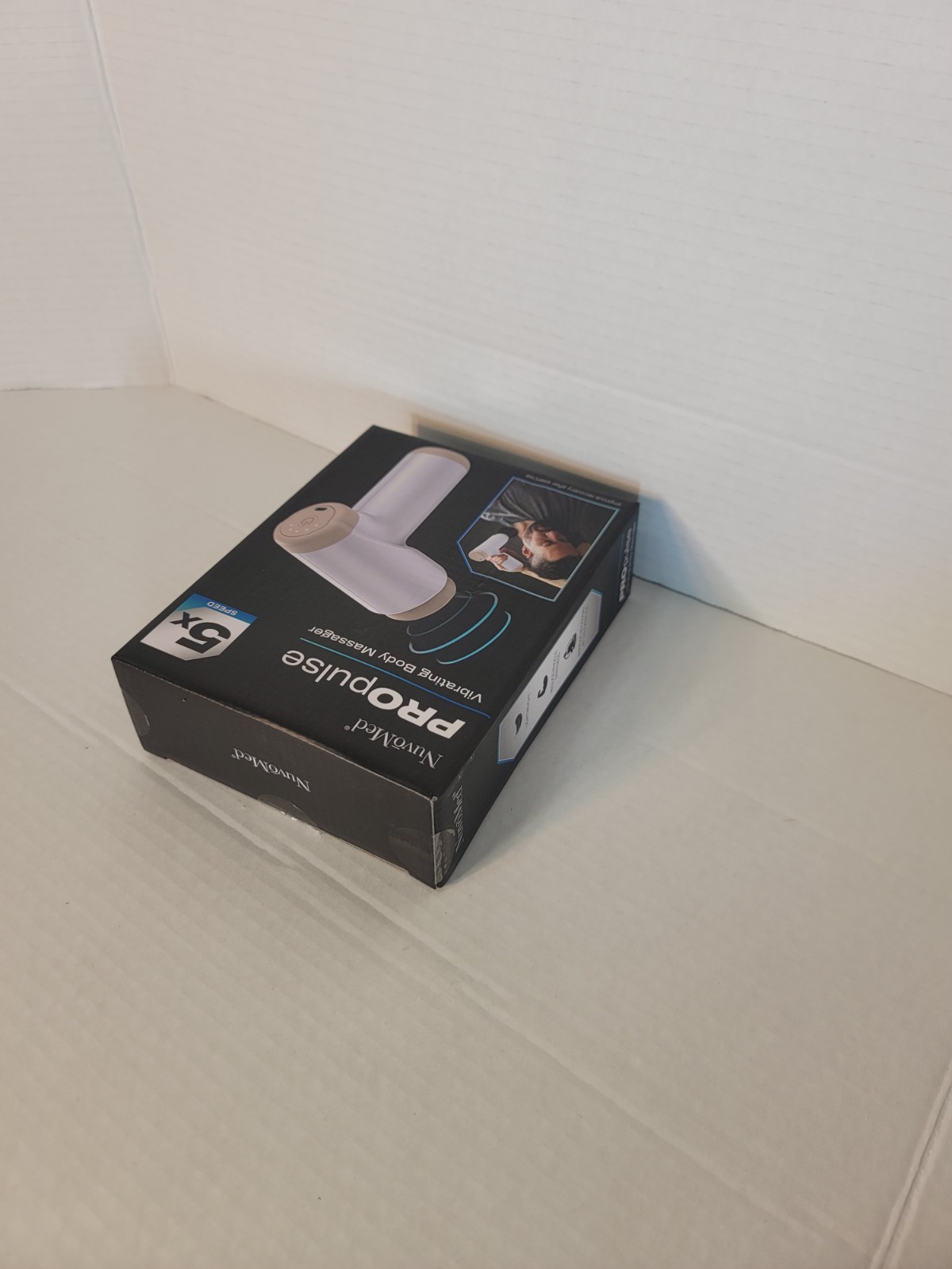 NuvoMed PROpulse Vibrating Body Massager 5 Speed Muscle Gun Rechargeable Battery
