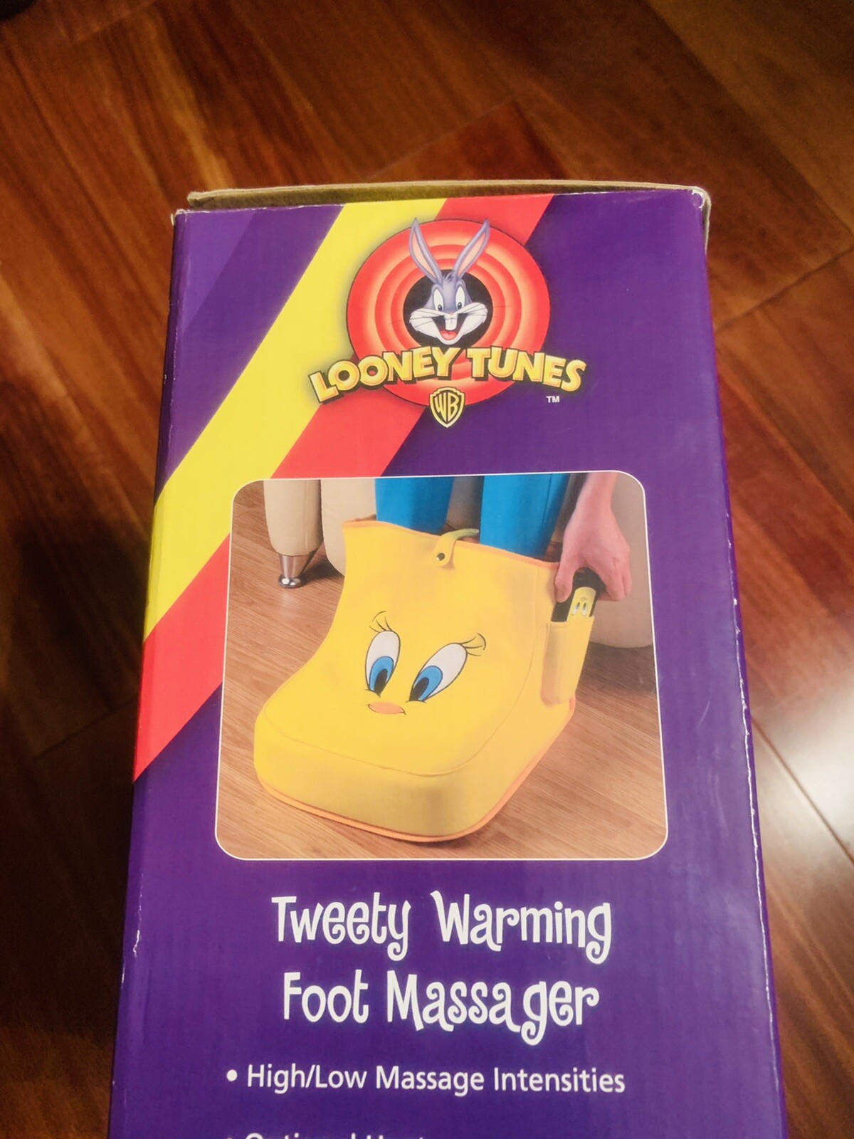 Warner Brothers Looney Tunes Tweety Warming Foot Massager Model #FM8LT