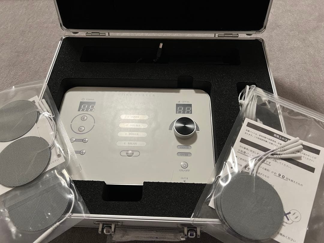 COREFIT CORE PLAYER EMS Facial Massage Care Device White From Japan Tested