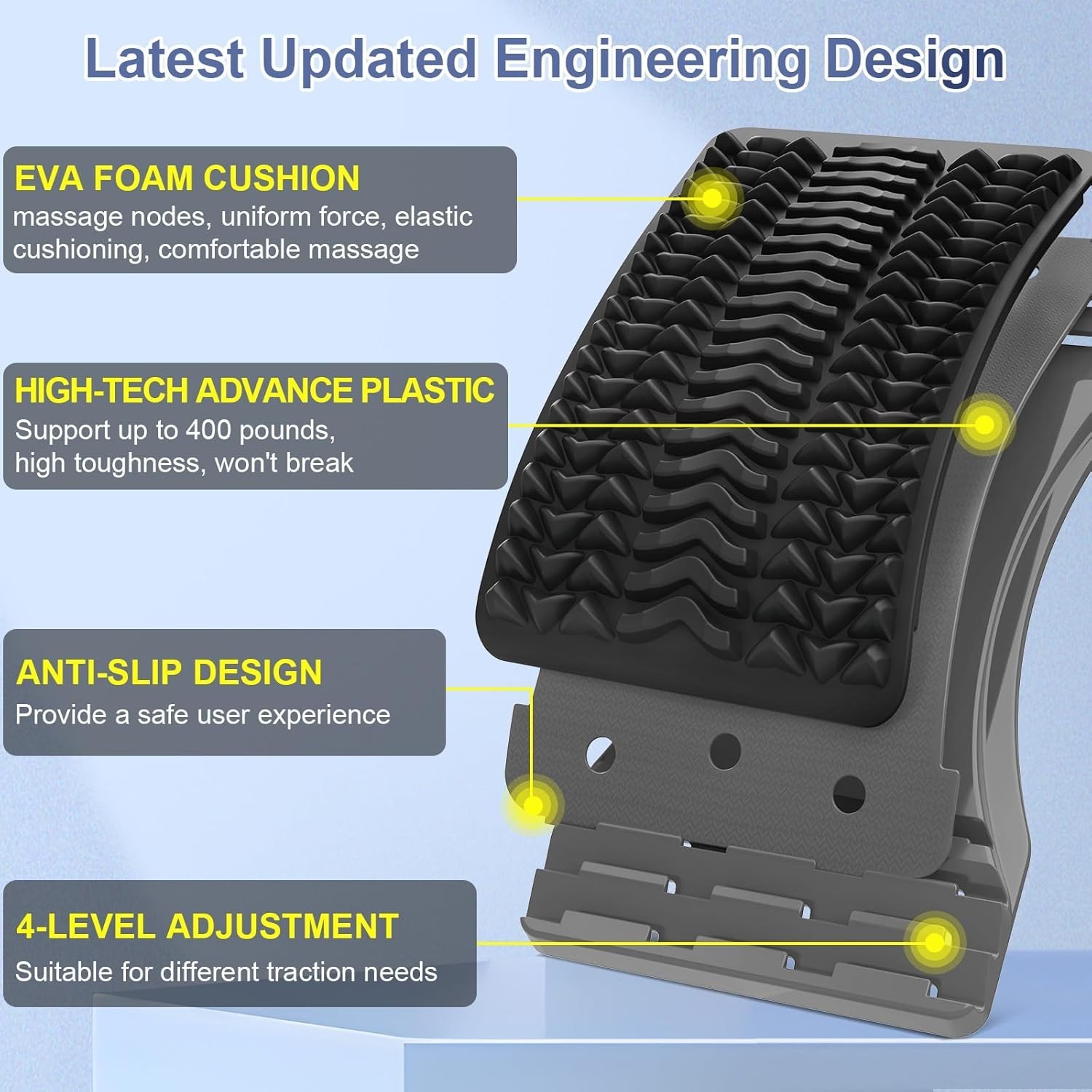 Back Massager with Multi-Level Adjustment for Enhanced Comfort and Relief