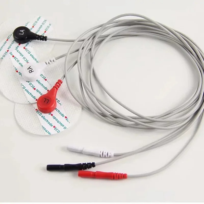 50pcs ECG Electrodes Medical Disposable Electrode Patch EKG Accessories Non-wove