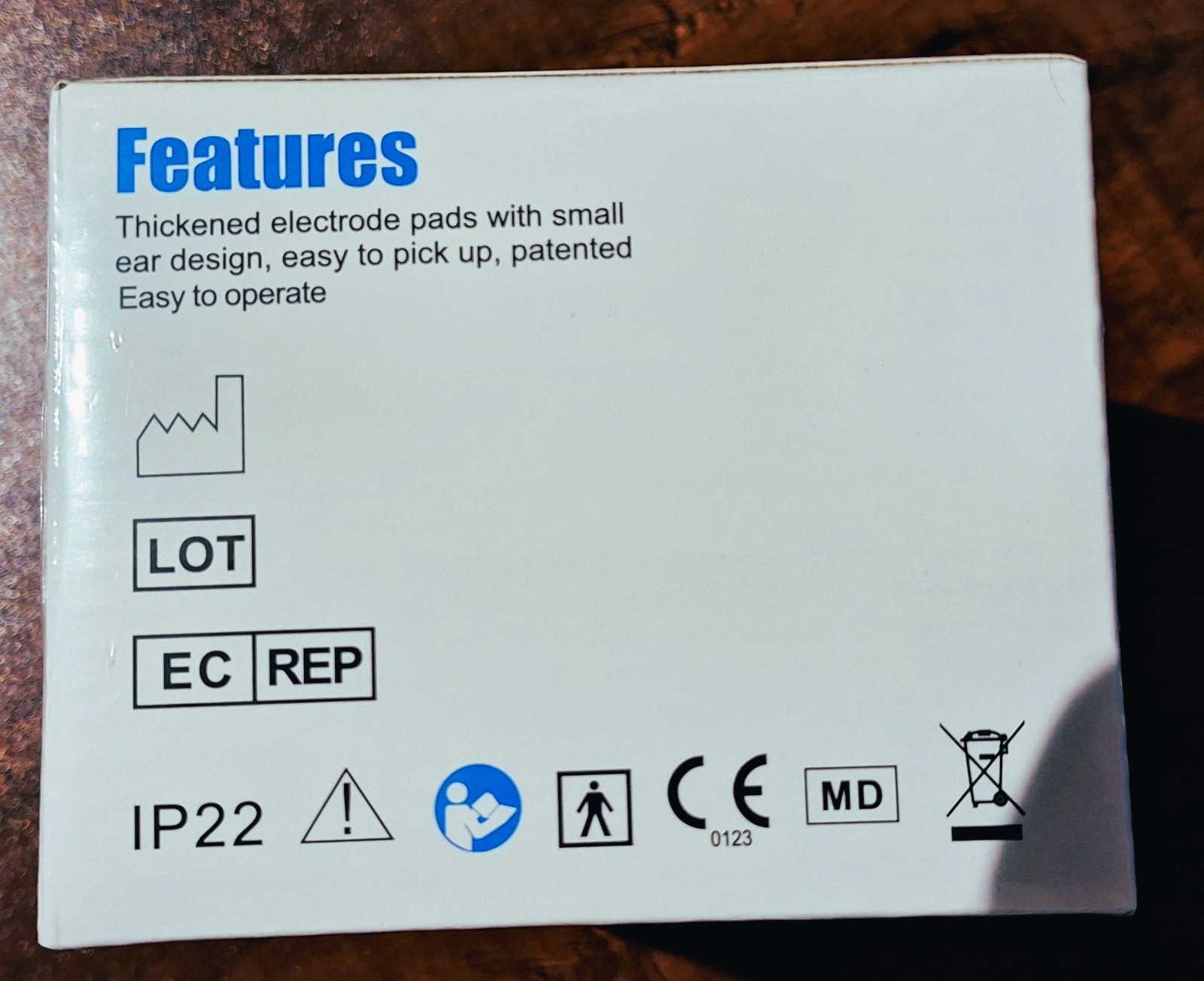 TENS Pain Relief & EMS Massage Unit Model DJ-E2A0 New/Sealed