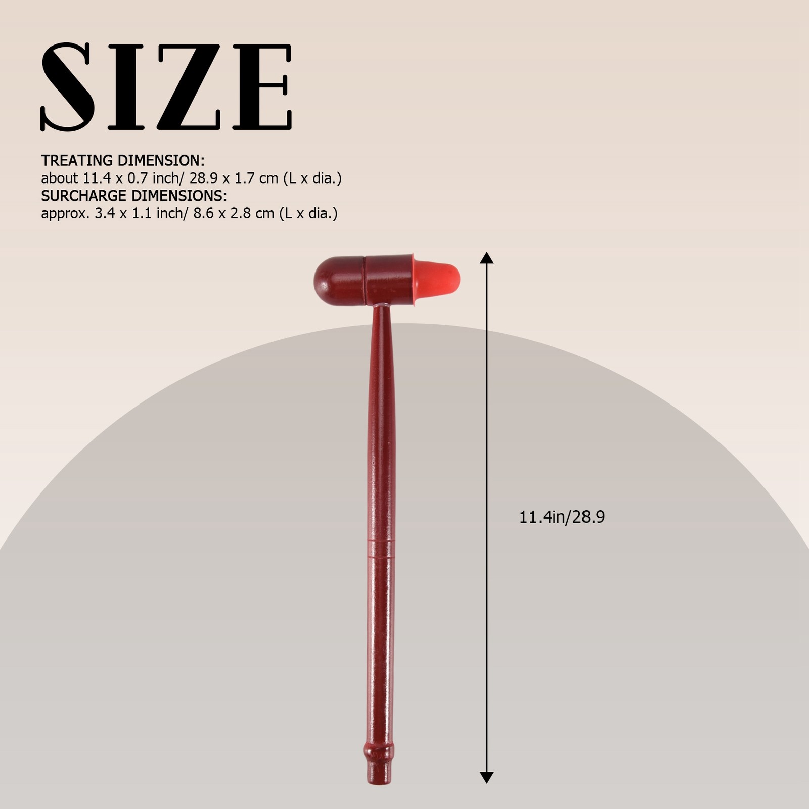 Wooden Massage Hammer Stress Relax Massage Device Knocking Hammer C7U29481
