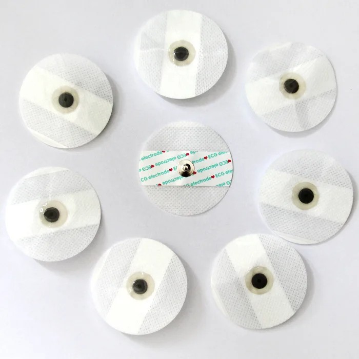 50pcs ECG Electrodes Medical Disposable Electrode Patch EKG Accessories Non-wove