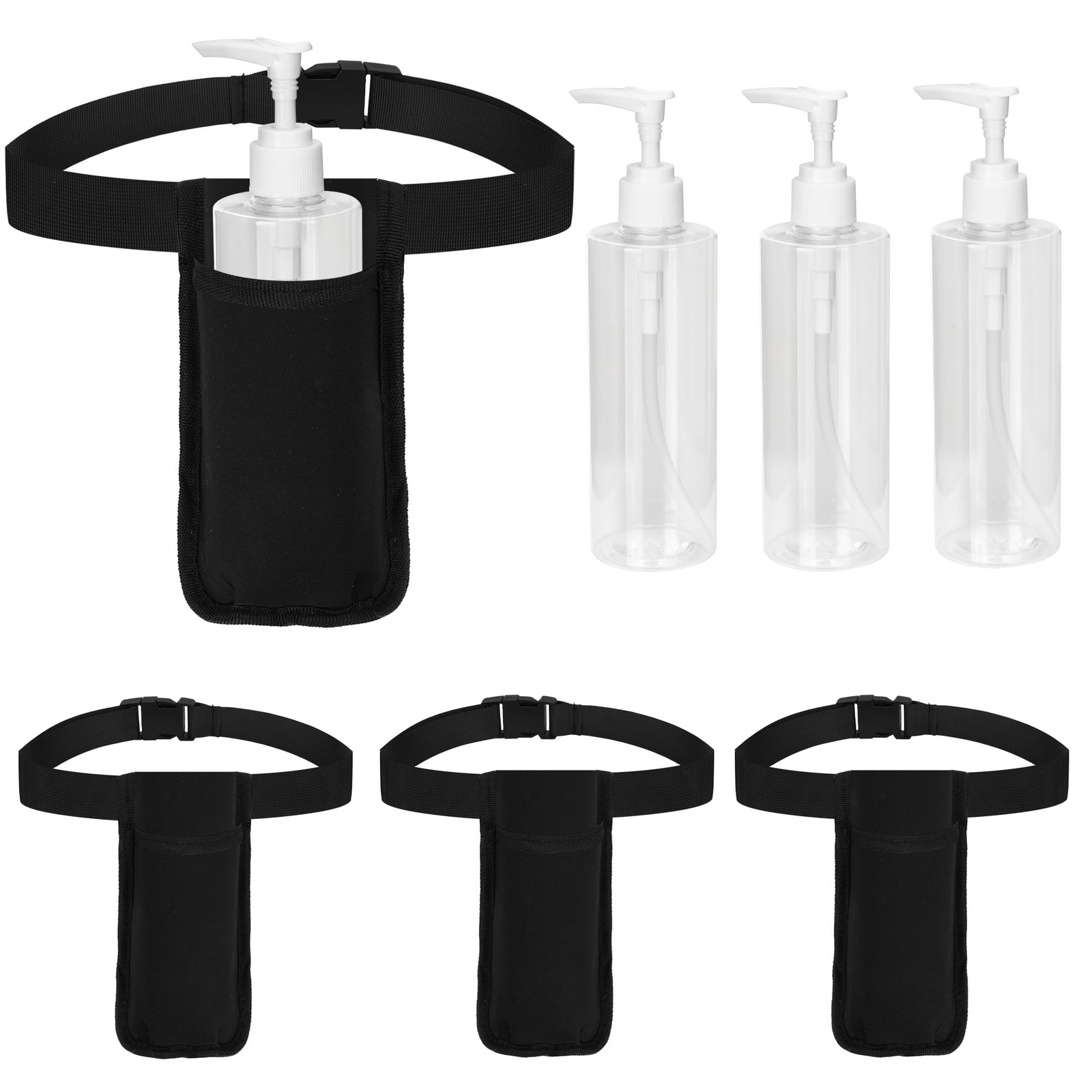 3 Sets Massage Lotion Holster Adjustable, Single Massage Bottle Bag and 10 Oz…