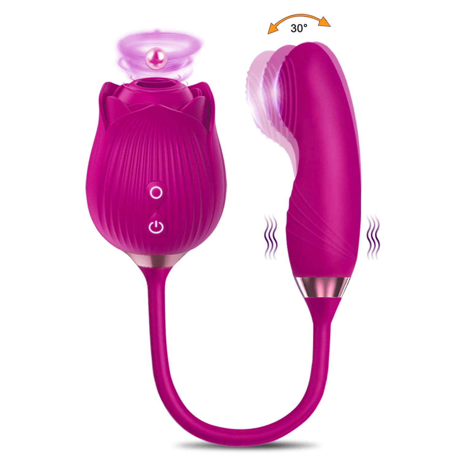 10 speed Rose Female Anniversary Female Birthday Gift Massage Tongue Licking USA