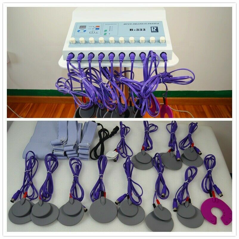 Electric Pad Muscle Stimulator Machine Body Sculpting Massager Weight Loss