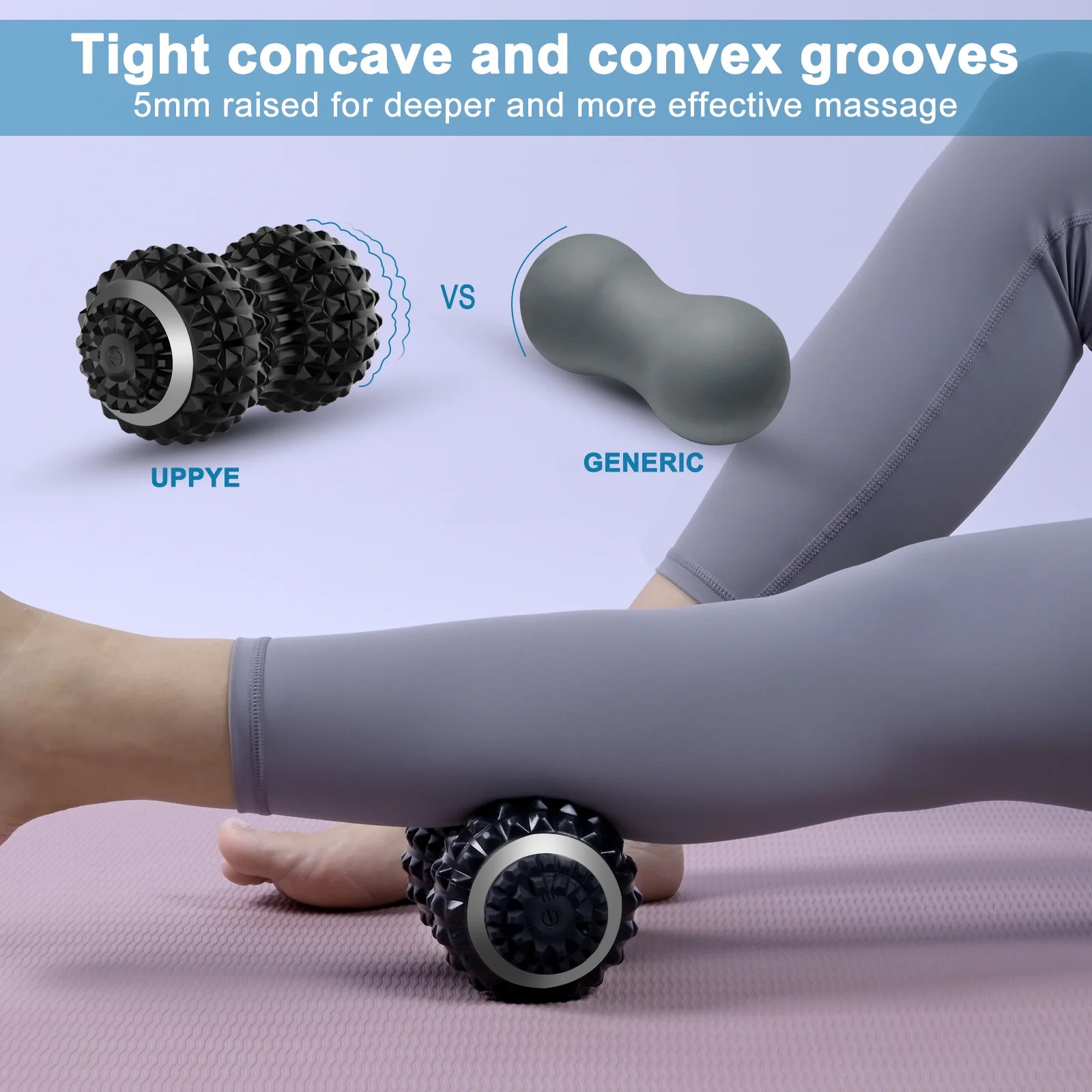 Electric Vibrating Massage Ball Percussion Trigger Point Deep Tissue Muscle Reli